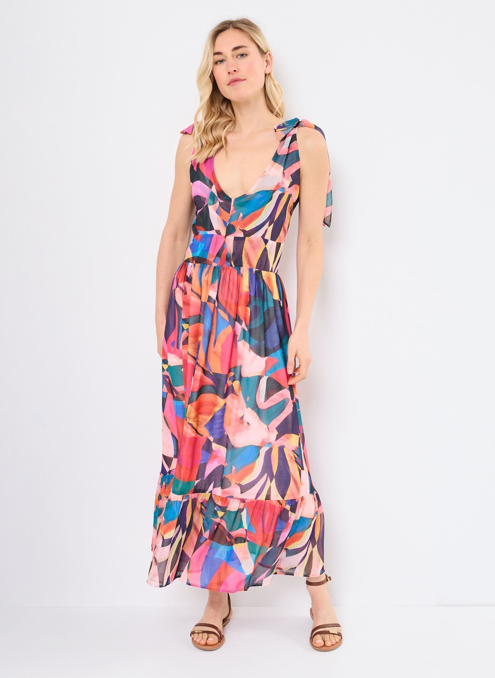 Vestiti lunghi P1743DP donna multicolore Molly Bracken Vestiti lunghi P1743DP donna multicolore MULTICO DONNA