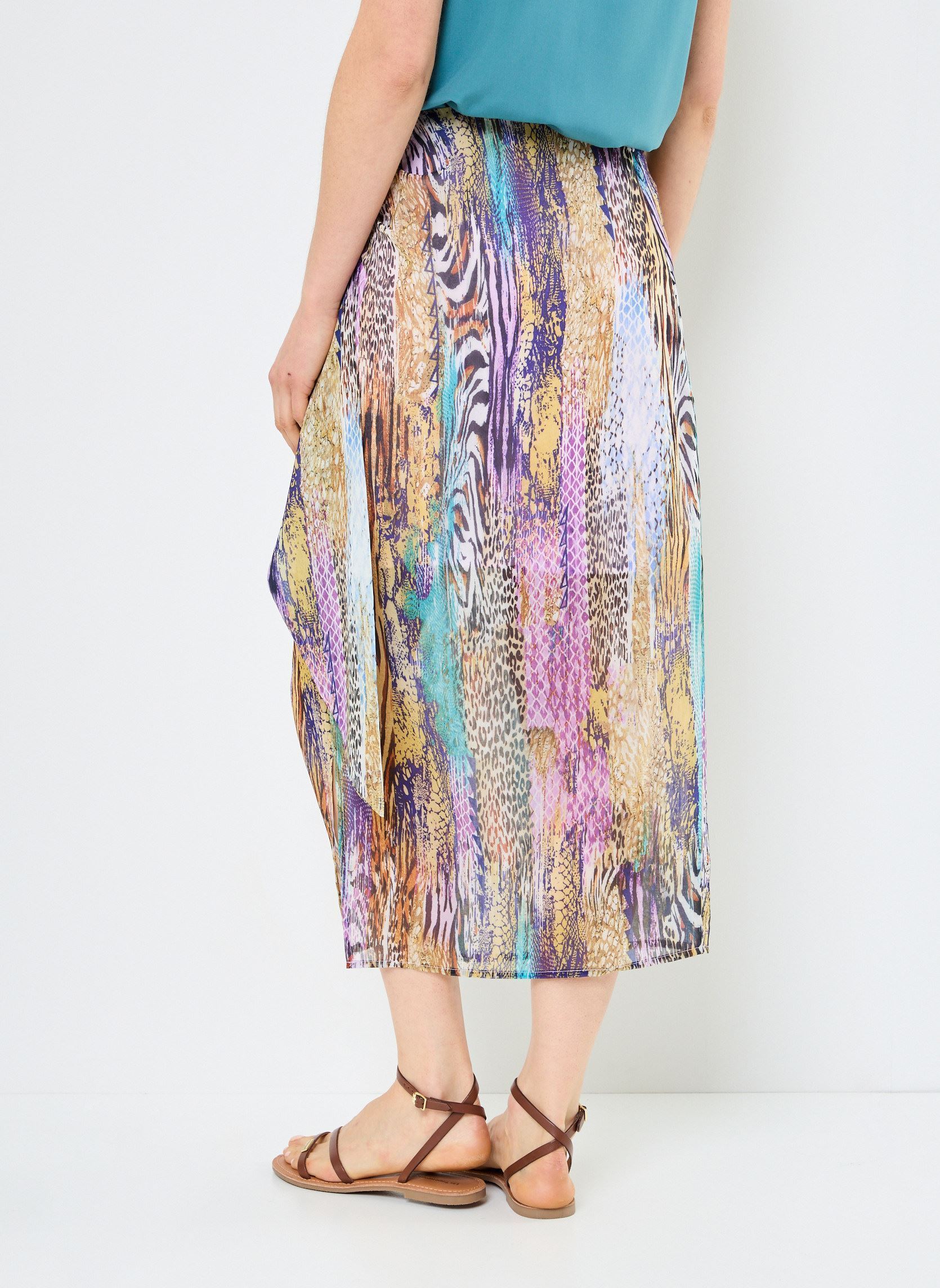 Jupes longues PS103DP femme multicolore Molly Bracken Jupes longues PS103DP femme multicolore MULTICO PAOLA