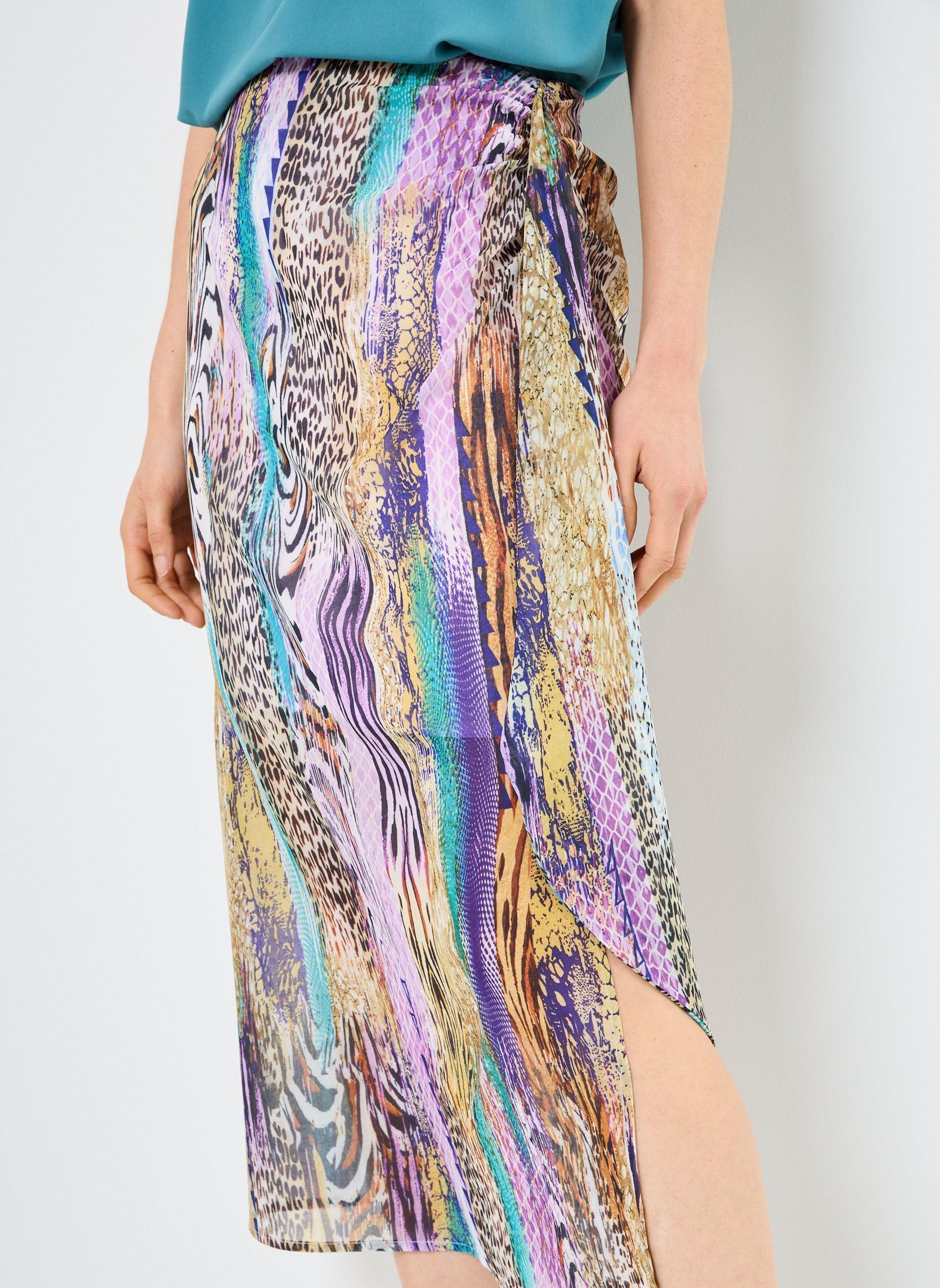 Jupes longues PS103DP femme multicolore Molly Bracken Jupes longues PS103DP femme multicolore MULTICO PAOLA