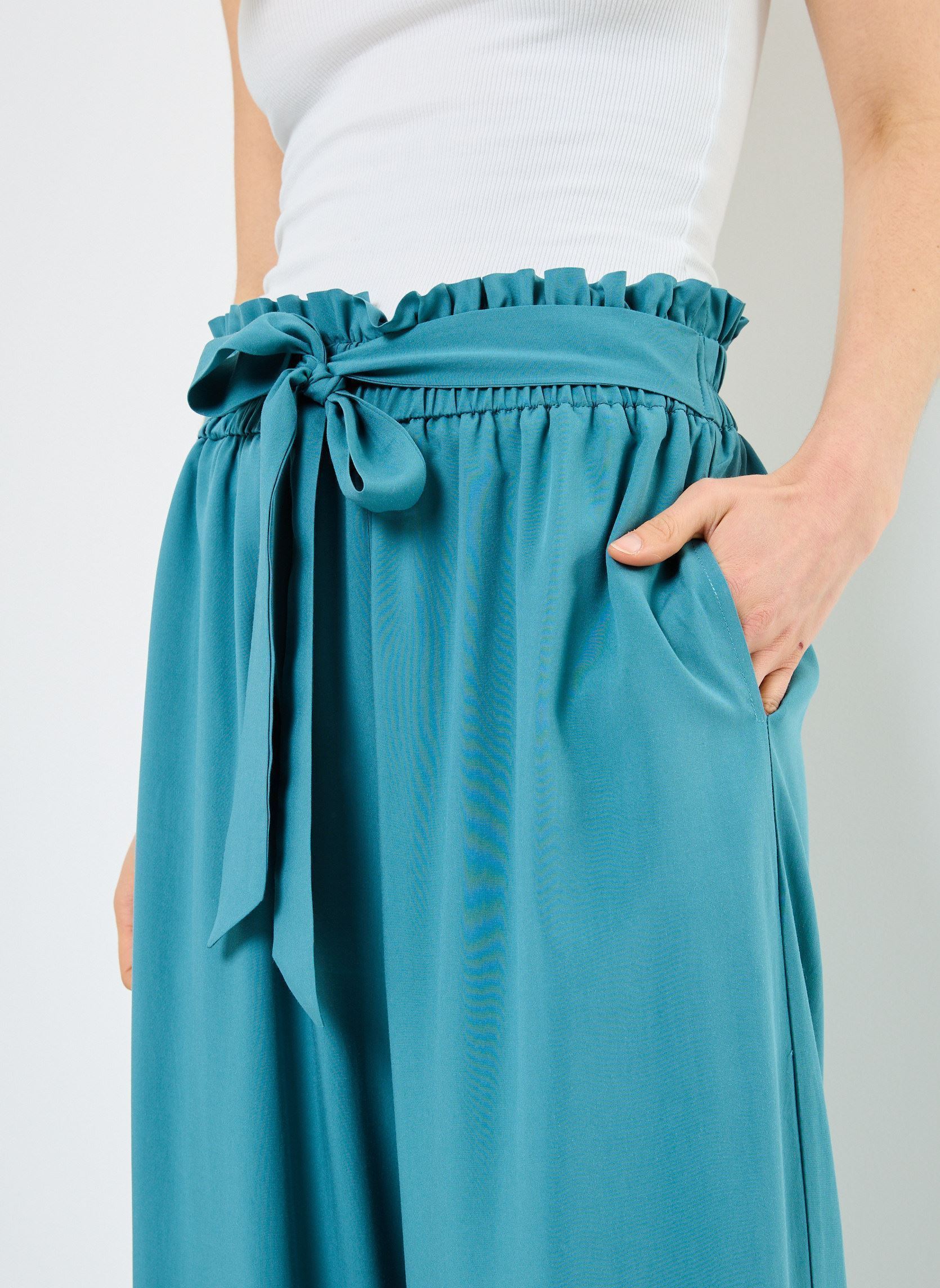 Pantalons larges R1723DP femme vert Molly Bracken Pantalons larges R1723DP femme vert EMERALD GREEN