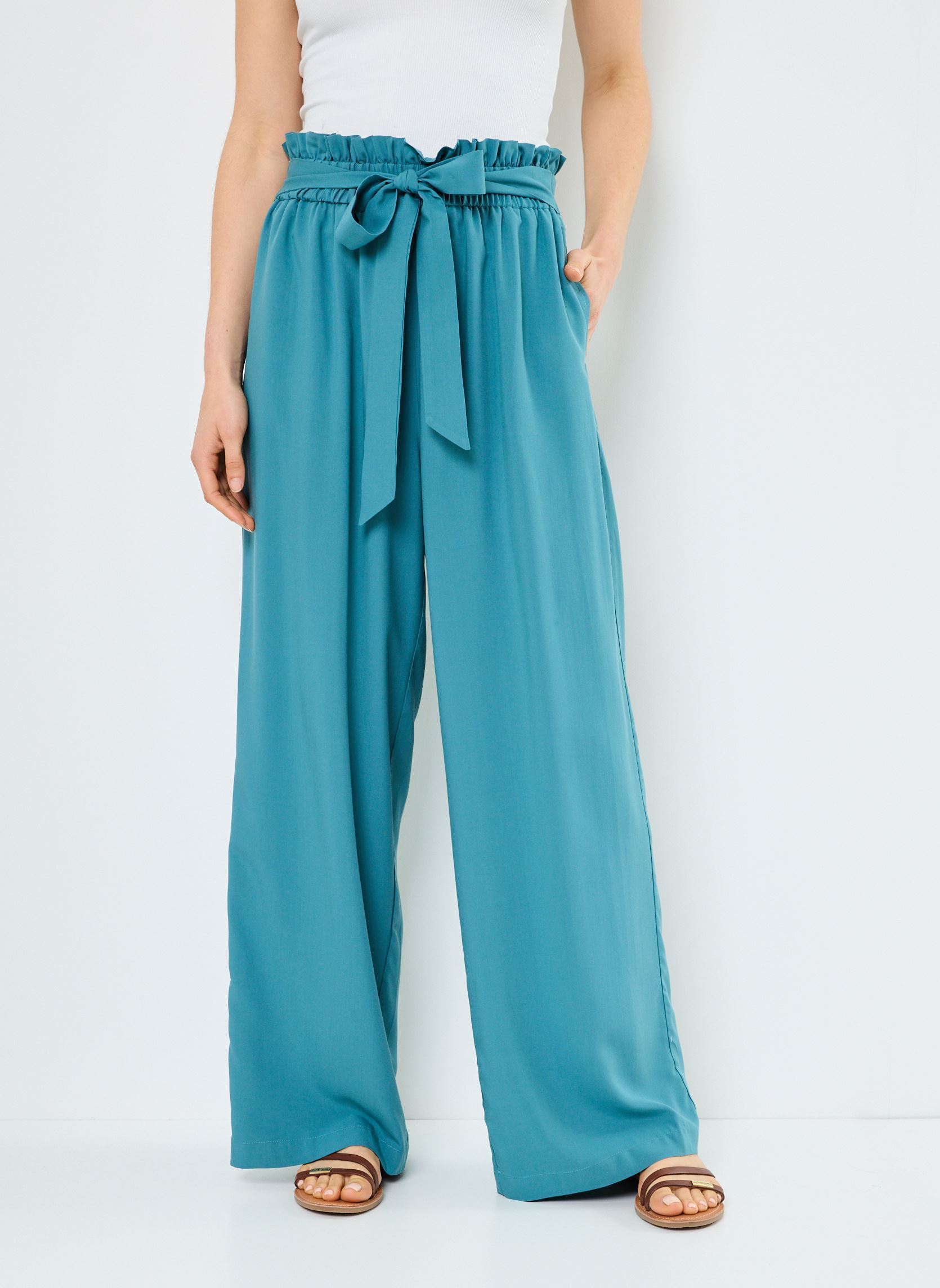 Pantalons larges R1723DP femme vert Molly Bracken Pantalons larges R1723DP femme vert EMERALD GREEN