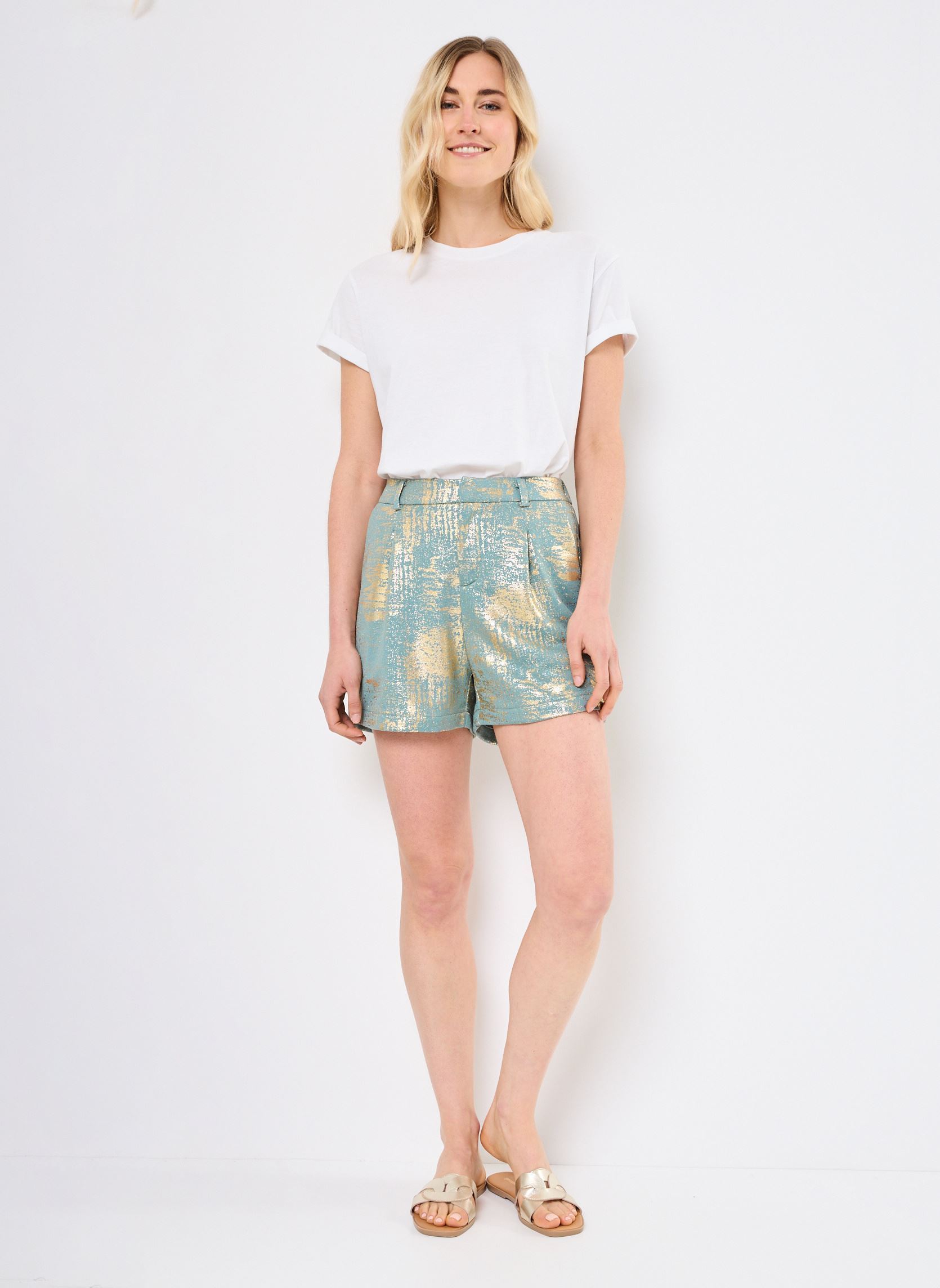 Shorts T1557DP femme vert Molly Bracken Shorts T1557DP femme vert SAGE GREEN