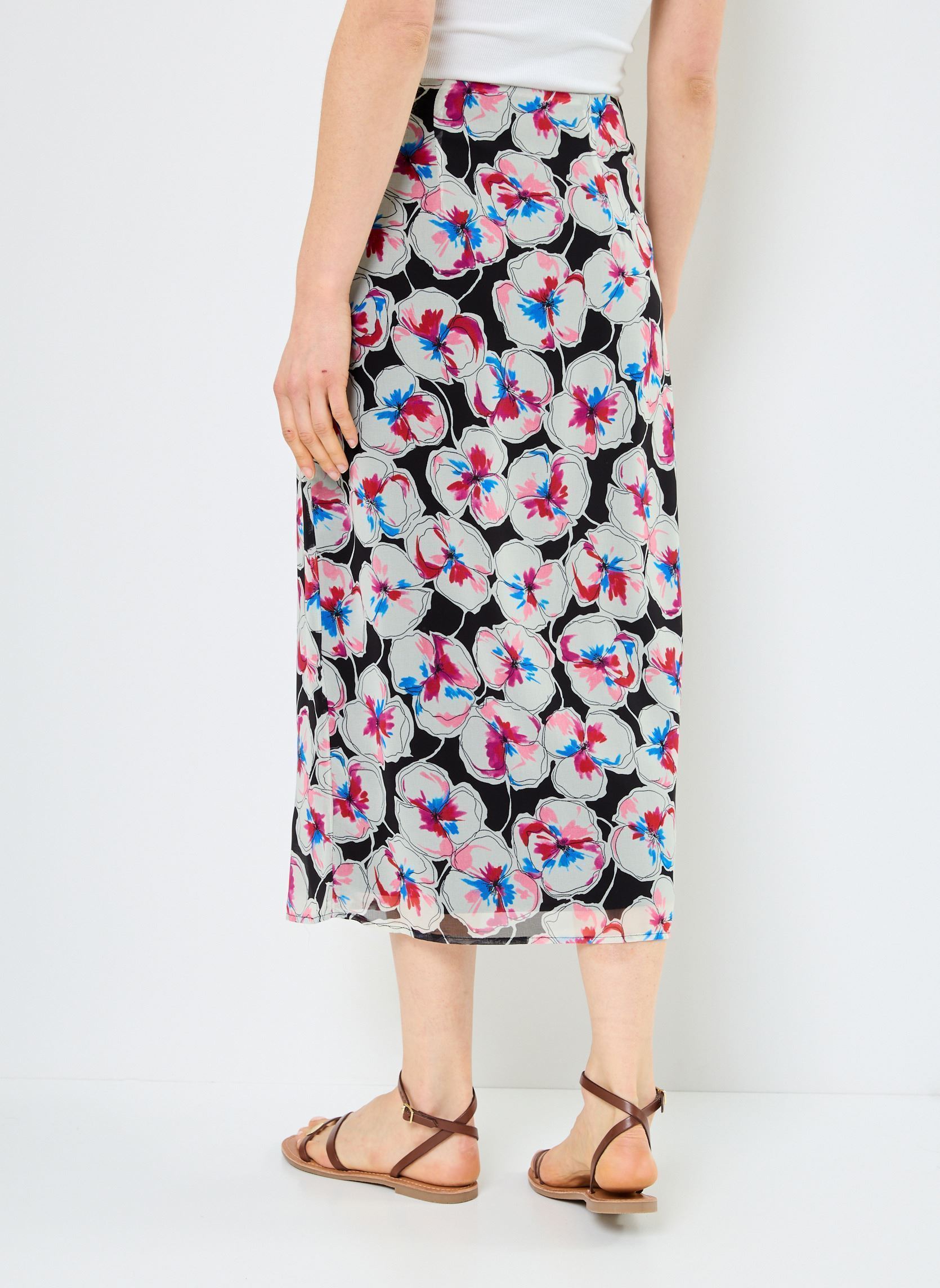 Jupes mi-longues T1769ADP femme multicolore Molly Bracken Jupes mi-longues T1769ADP femme multicolore BLACK BIANCA