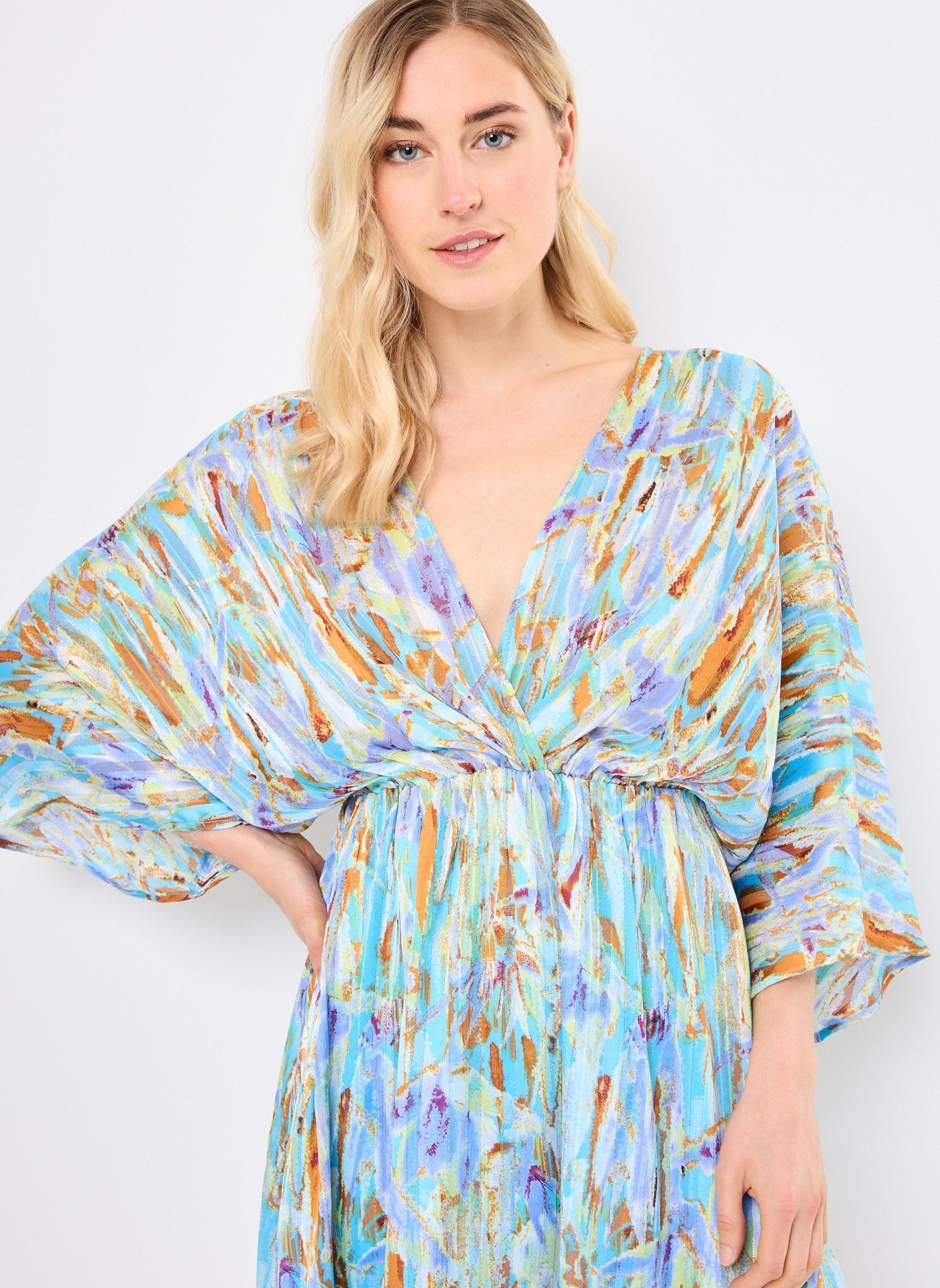 Robes T1975DE femme multicolore Molly Bracken Robes T1975DE femme multicolore BLUE EDMEE