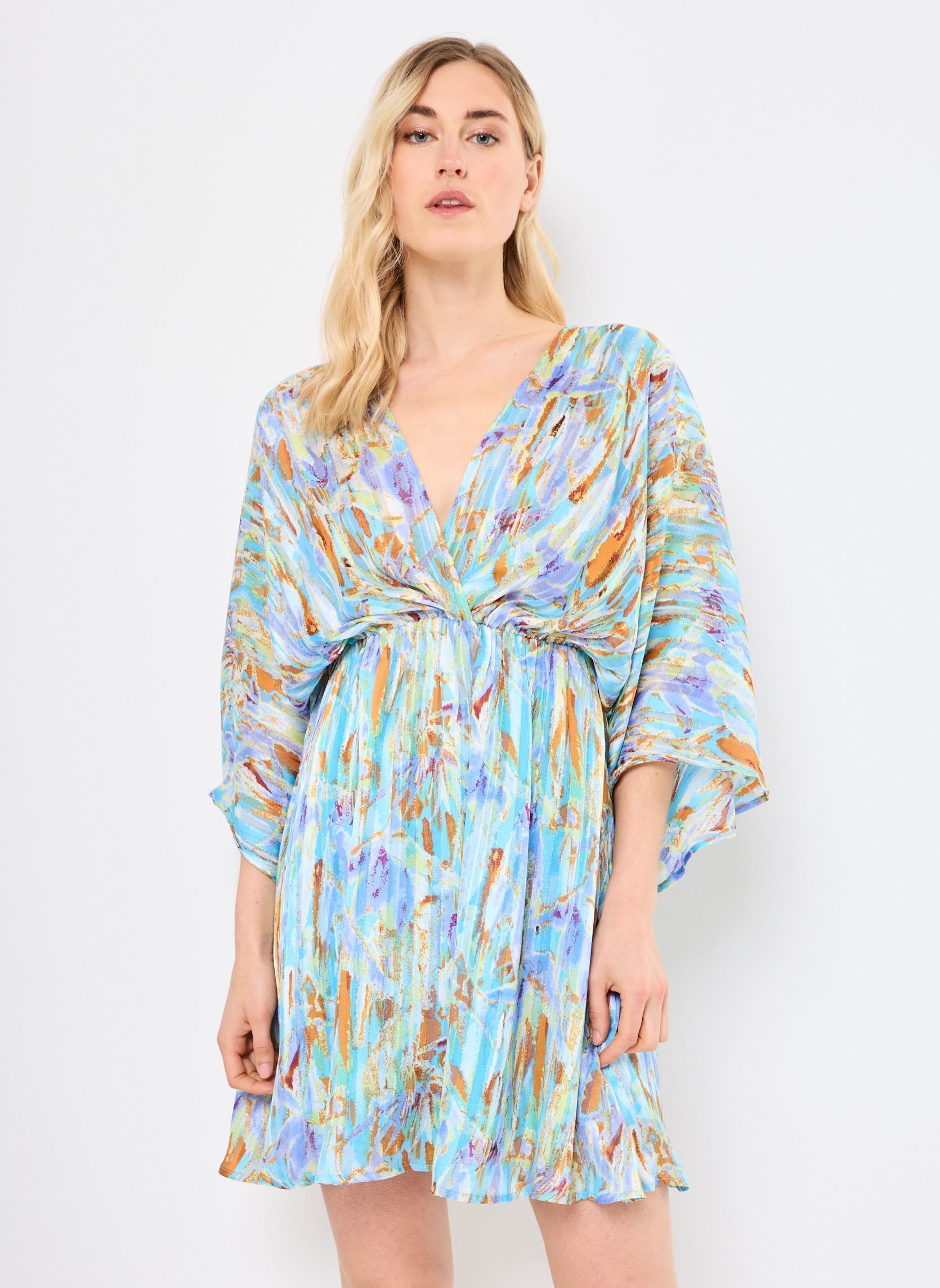 Robes T1975DE femme multicolore Molly Bracken Robes T1975DE femme multicolore BLUE EDMEE