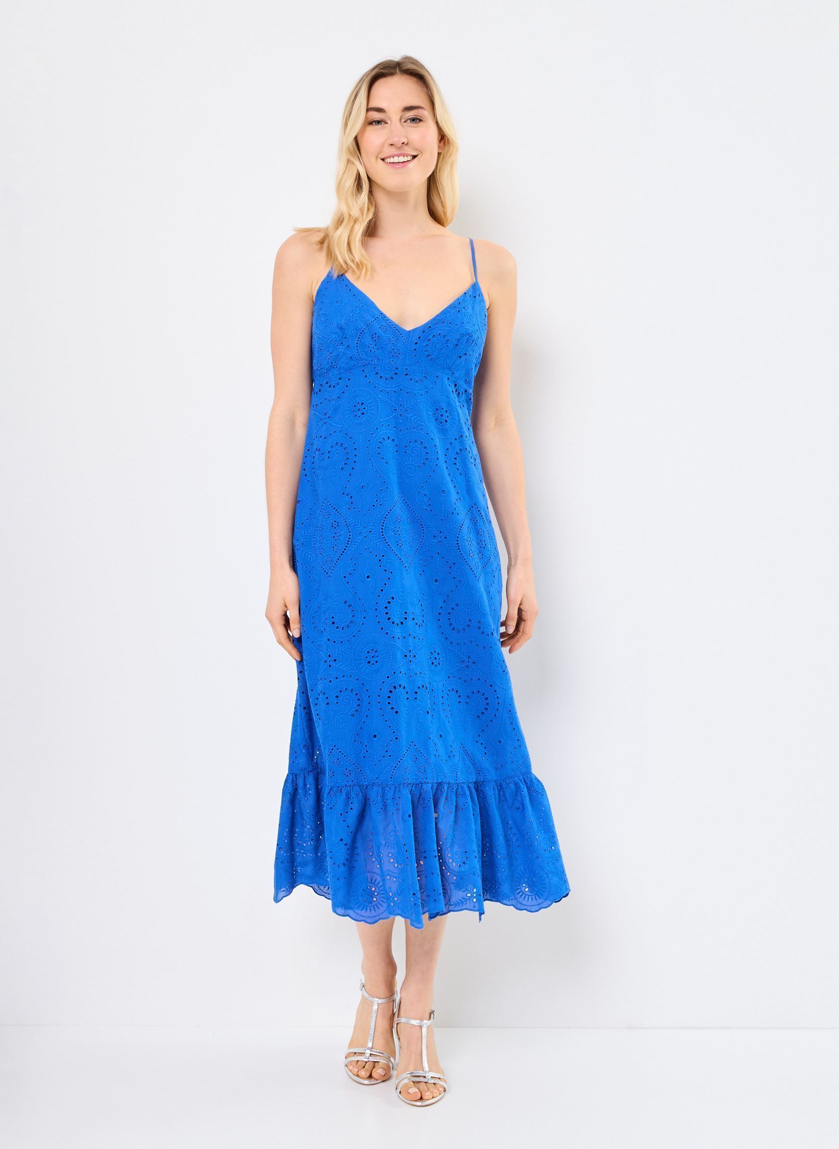 Robes longues T1991DE femme bleu Molly Bracken Robes longues T1991DE femme bleu COBALT BLUE