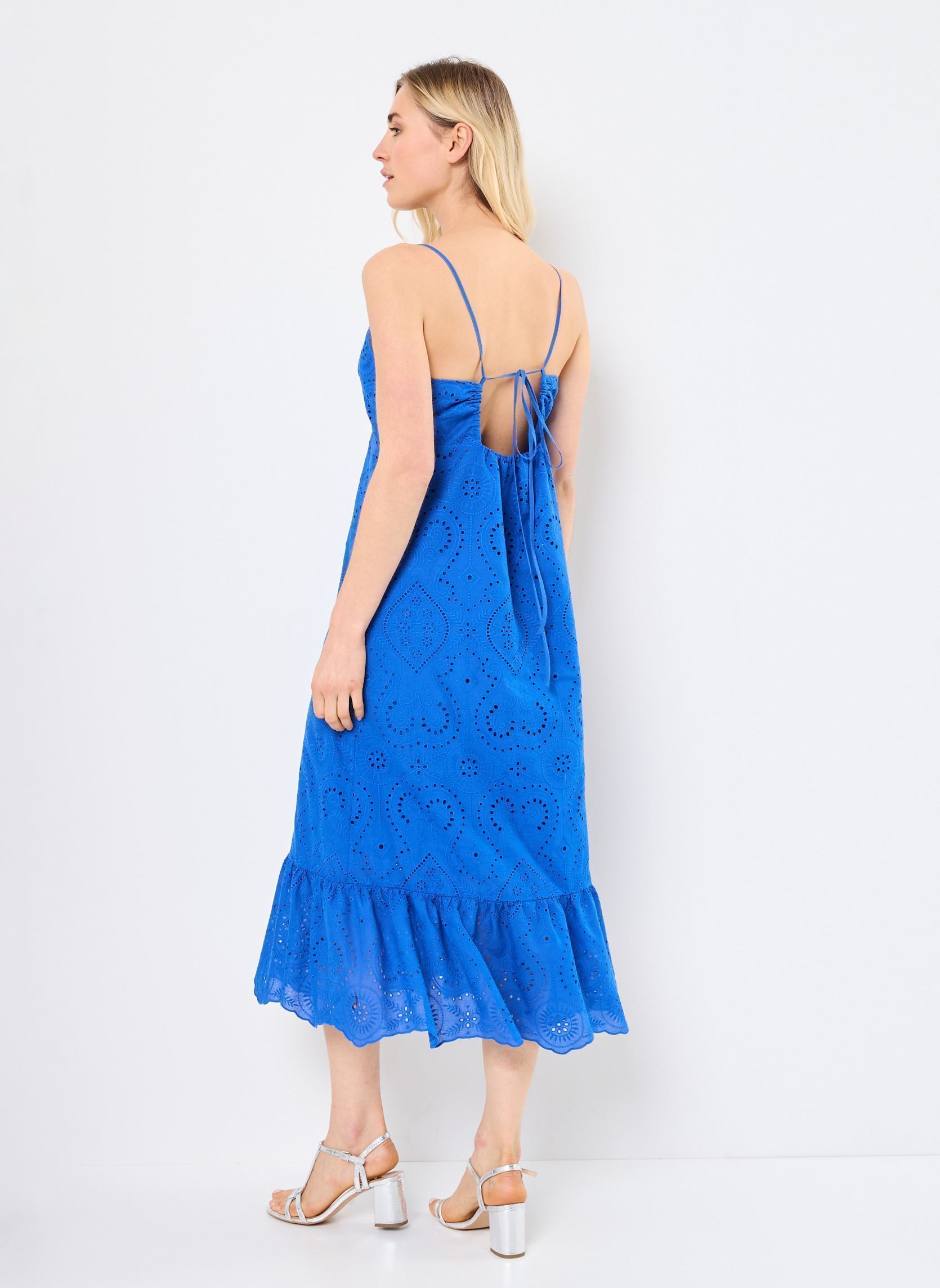 Robes longues T1991DE femme bleu Molly Bracken Robes longues T1991DE femme bleu COBALT BLUE