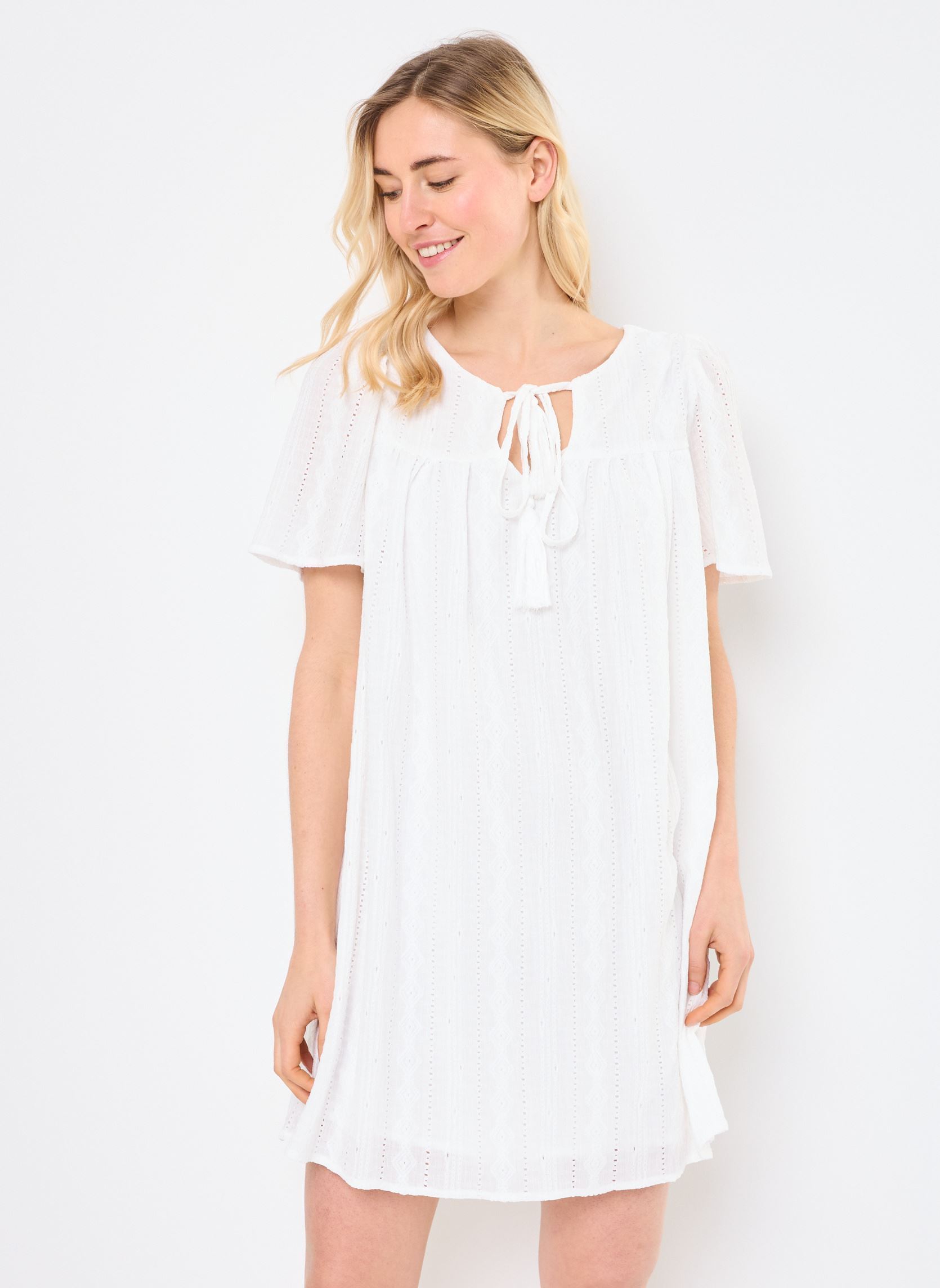 Robes T2007DP femme blanc Molly Bracken Robes T2007DP femme blanc OFFWHITE