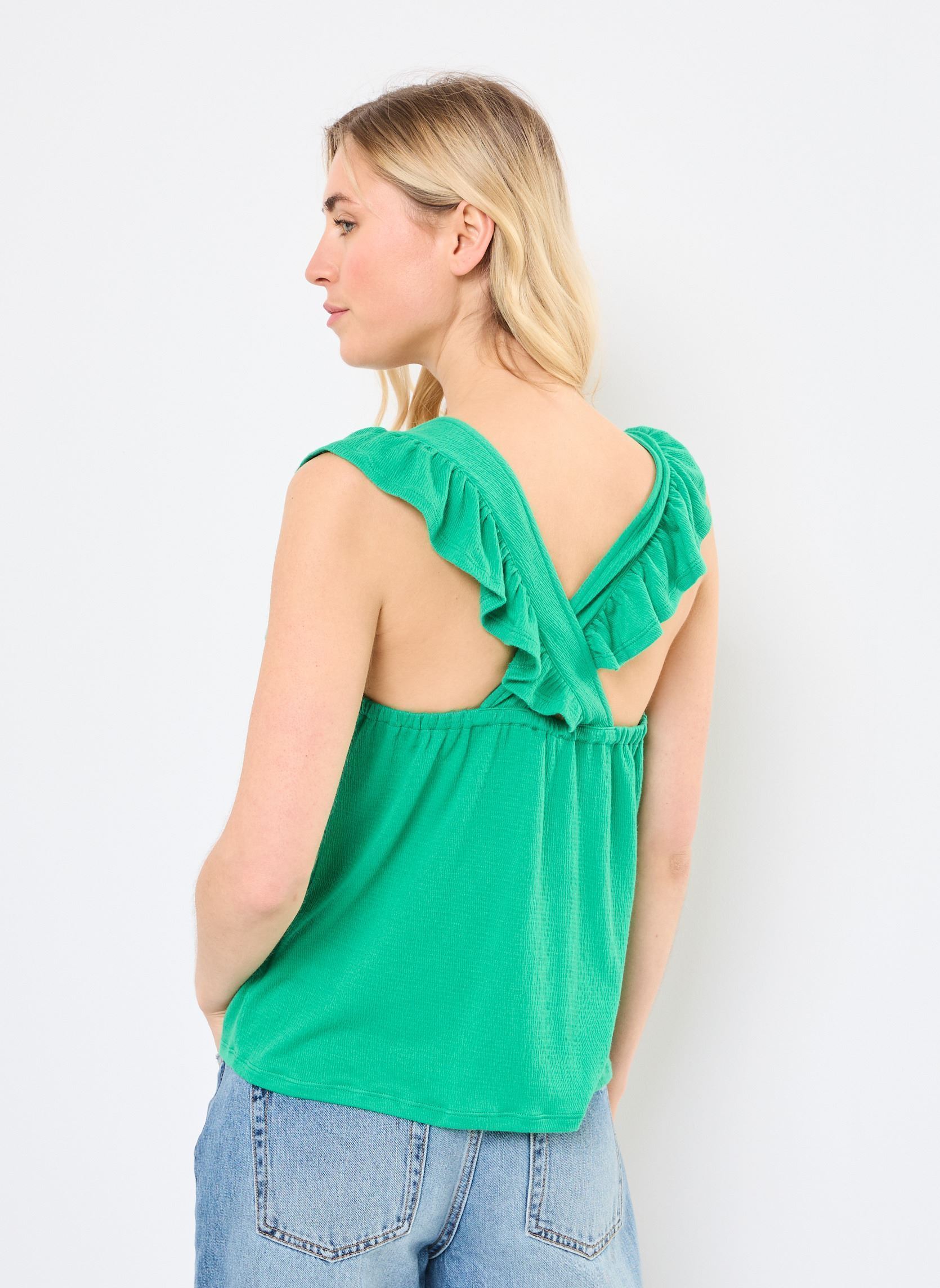 Kurzarm-T-Shirts T2013DE damen grün Molly Bracken Kurzarm-T-Shirts T2013DE damen grün GREEN