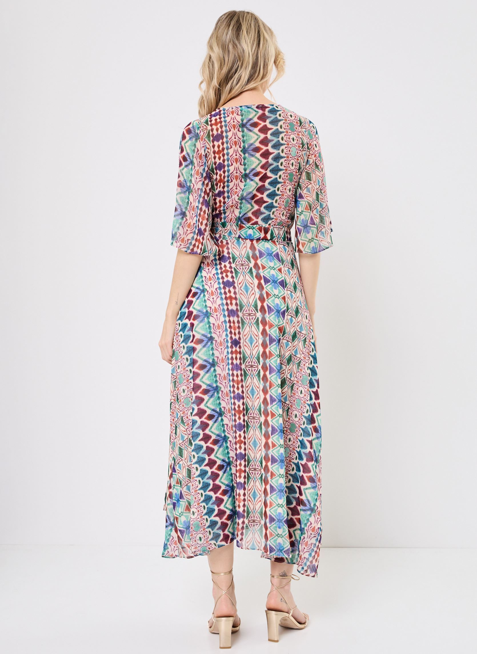 Robes longues T2030DP femme multicolore Molly Bracken Robes longues T2030DP femme multicolore MULTICO ELEA