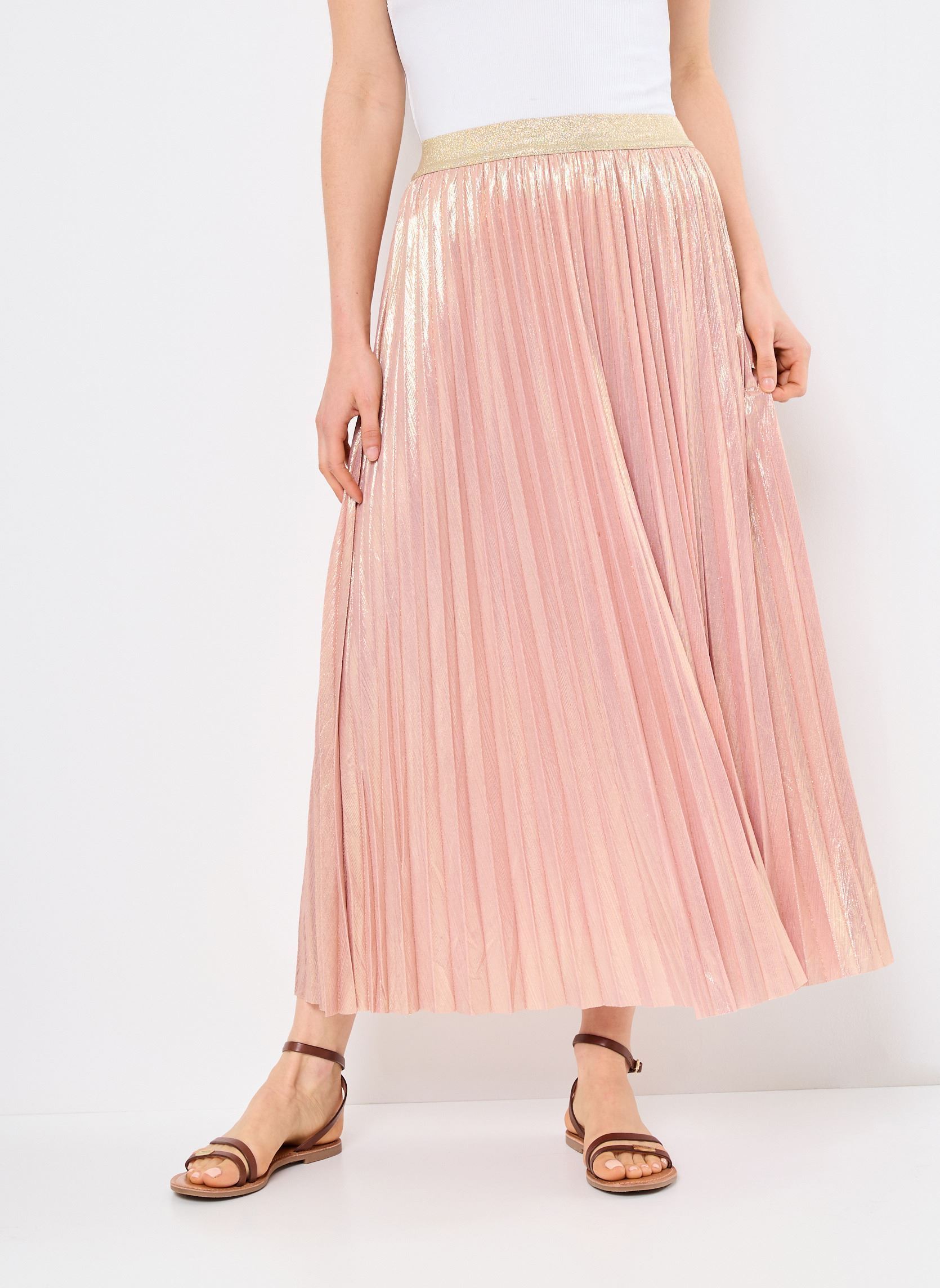 Jupes longues TW136DE femme rose Molly Bracken Jupes longues TW136DE femme rose LIGHT PINK