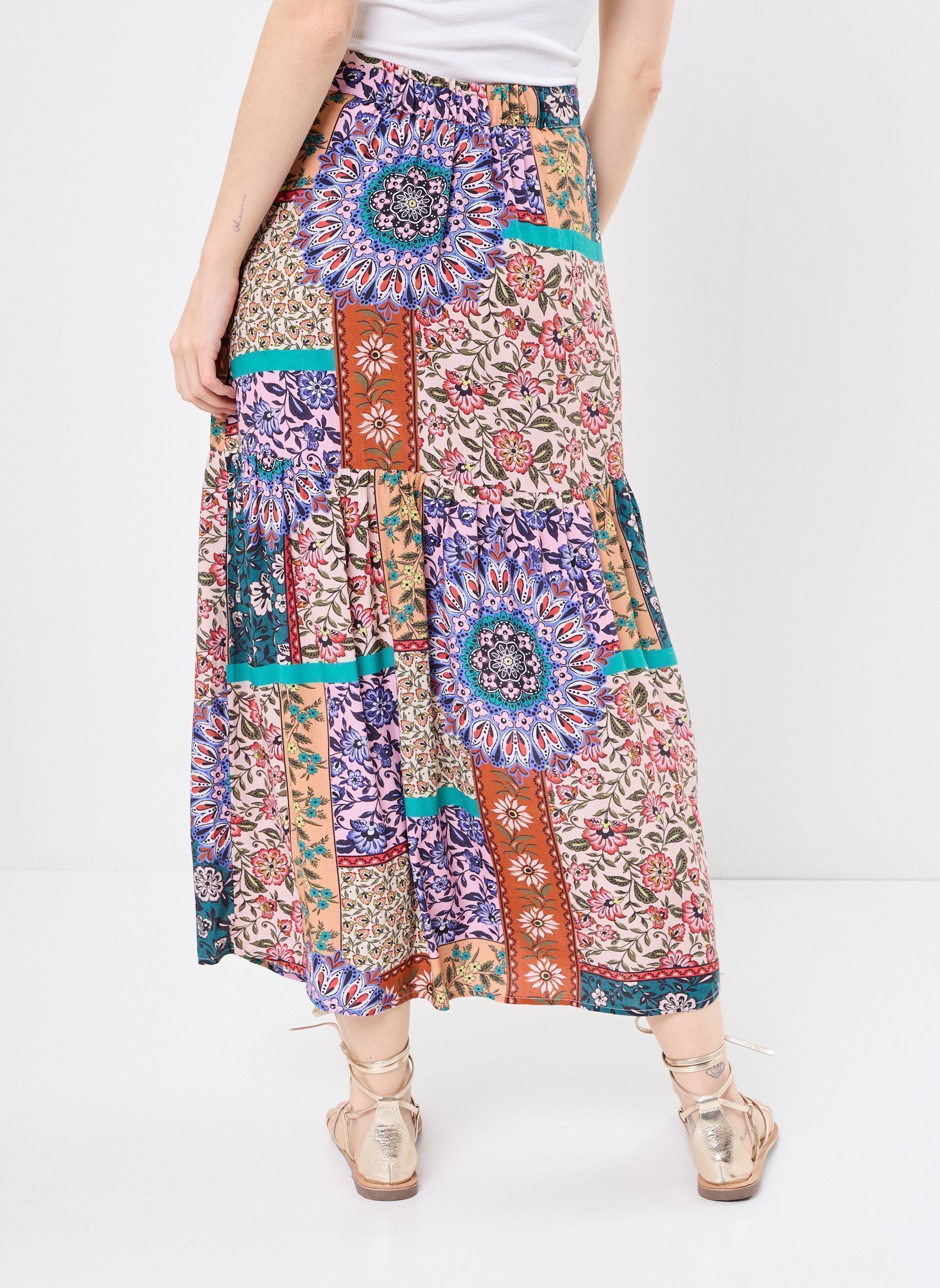 Jupes longues Z582ADE femme multicolore Molly Bracken Jupes longues Z582ADE femme multicolore MULTICO BANITA
