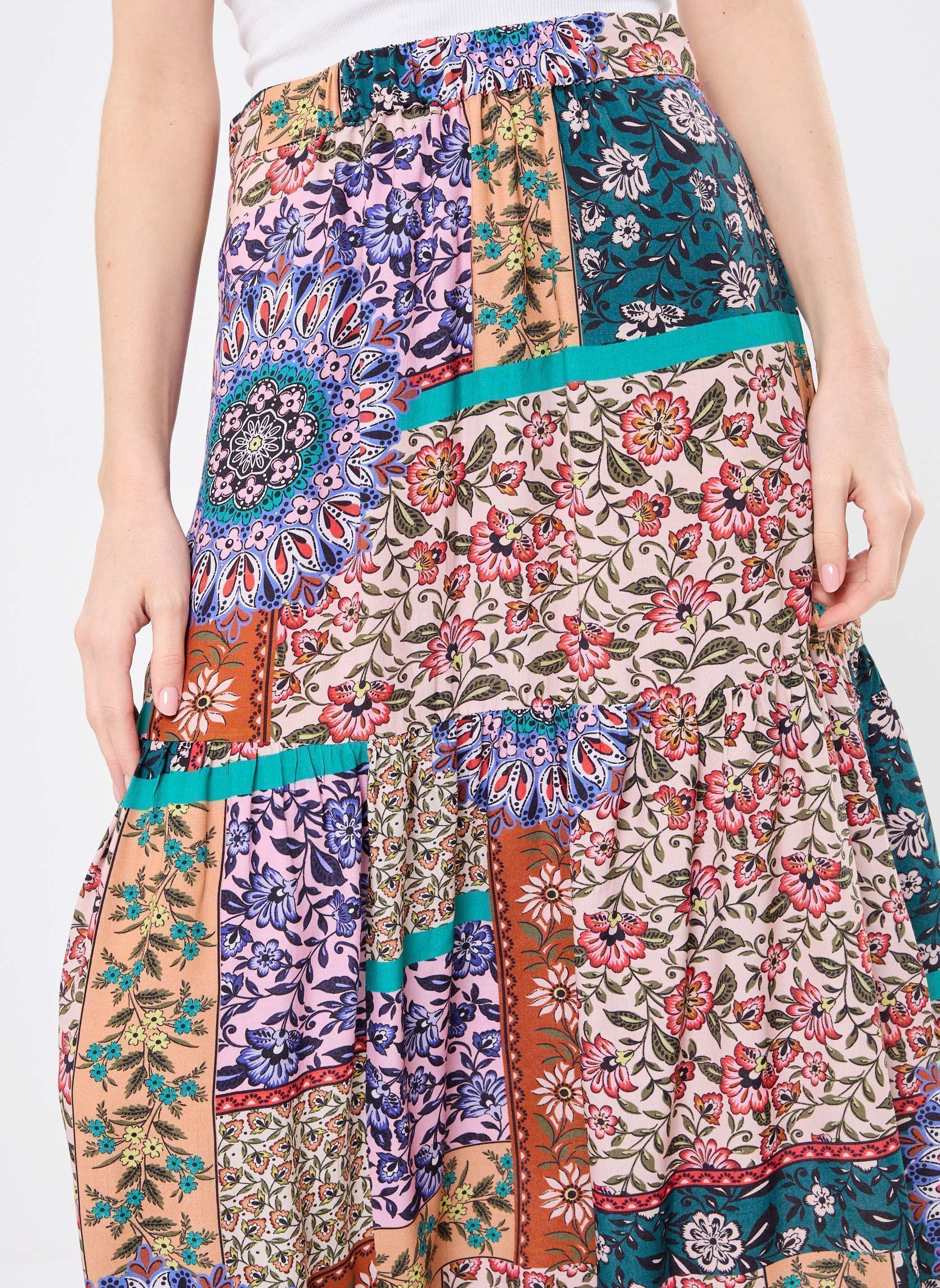 Jupes longues Z582ADE femme multicolore Molly Bracken Jupes longues Z582ADE femme multicolore MULTICO BANITA