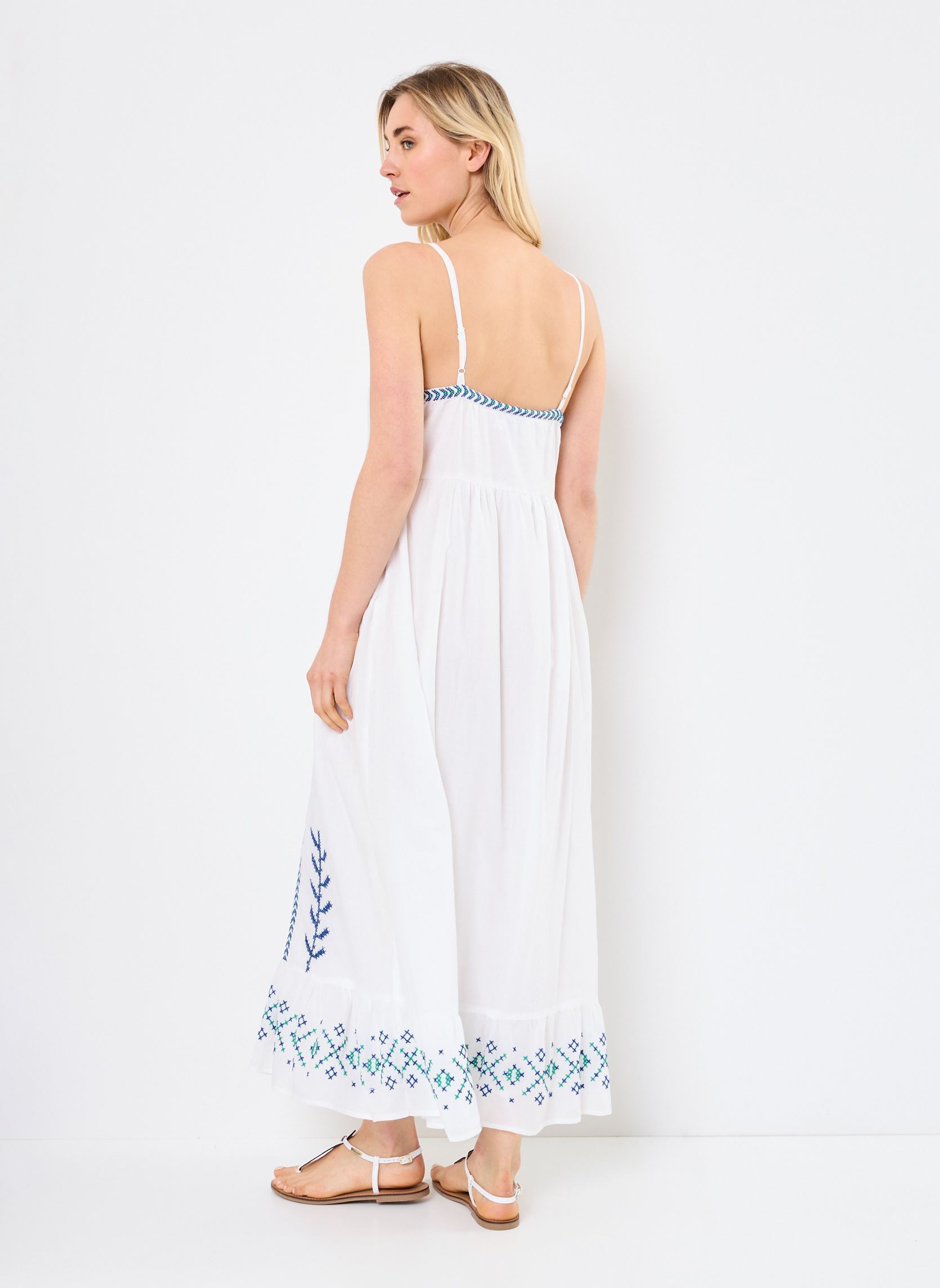 Lange Kleider Z593DE damen weiß Molly Bracken Lange Kleider Z593DE damen weiß WHITE