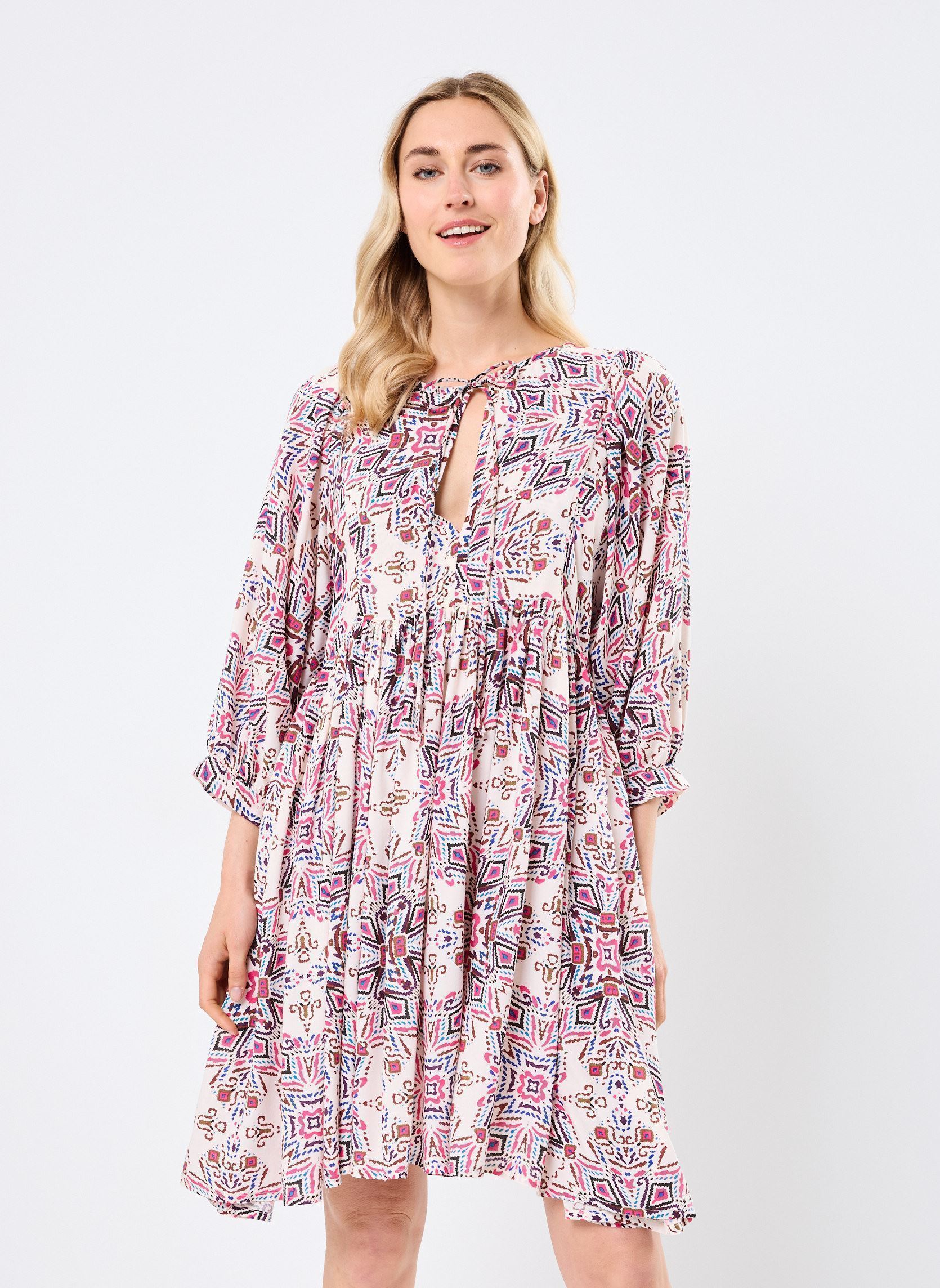 Vestidos Z597DE mujer multicolor Molly Bracken Vestidos Z597DE mujer multicolor CREAM PADMA