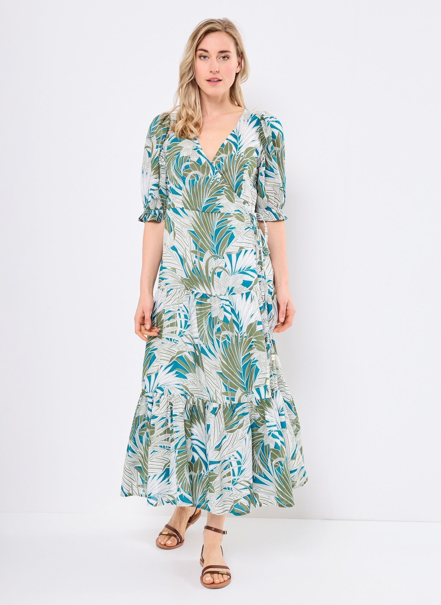 Robes longues Z599DE femme multicolore Molly Bracken Robes longues Z599DE femme multicolore KHAKI KALA