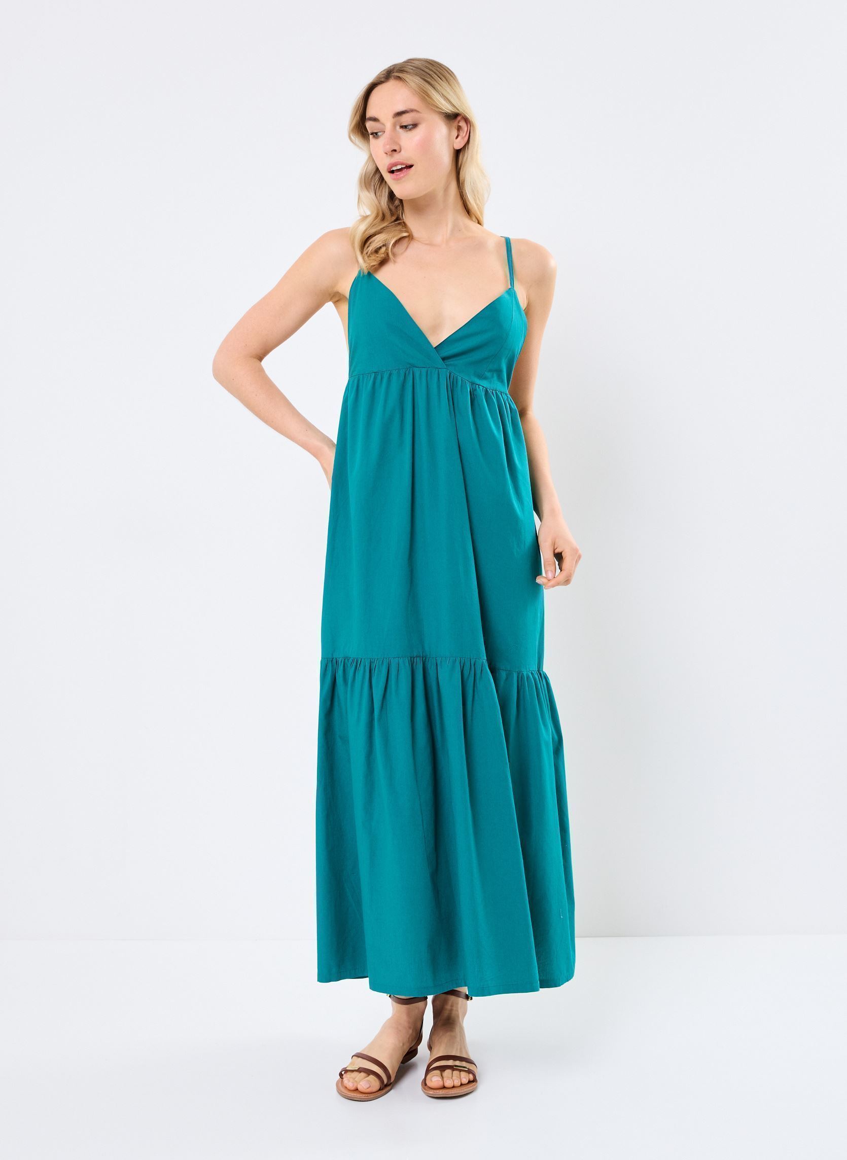 Lange jurken Z615DE dames groen Molly Bracken Lange jurken Z615DE dames groen EMERALD GREEN