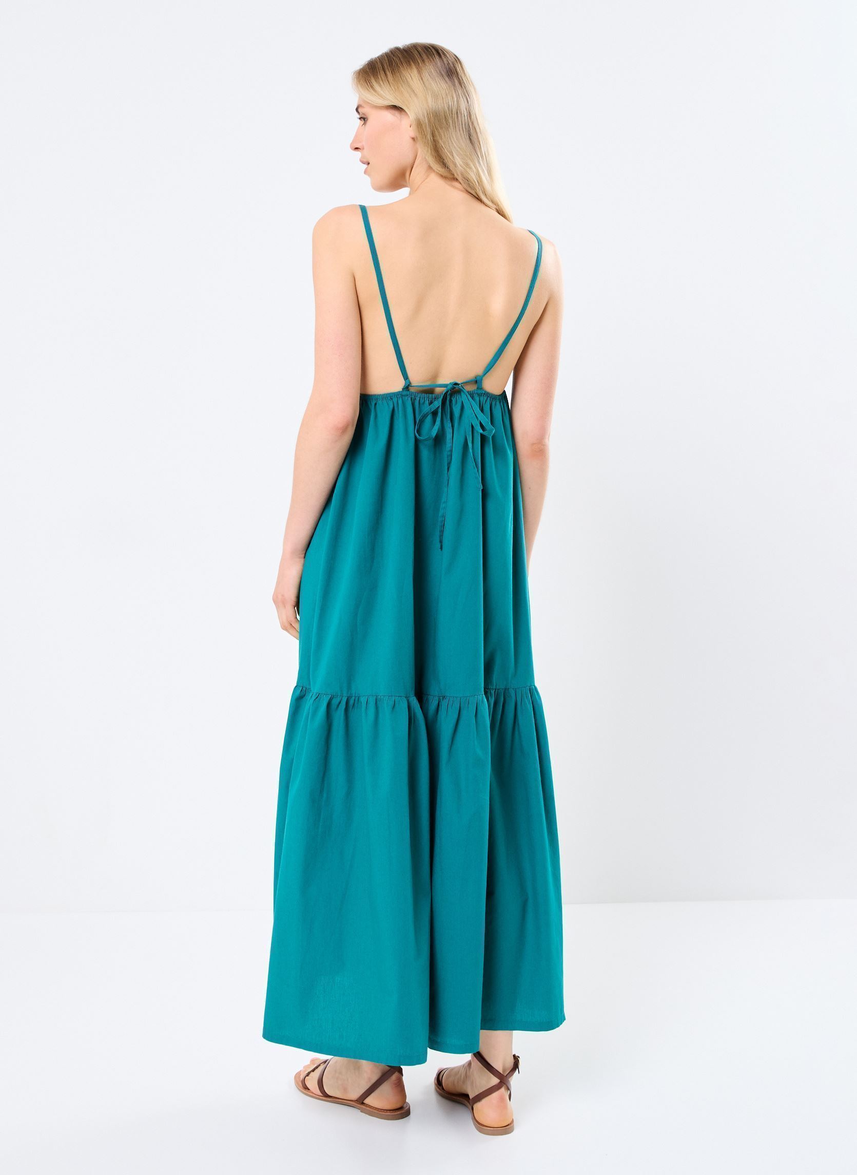 Lange jurken Z615DE dames groen Molly Bracken Lange jurken Z615DE dames groen EMERALD GREEN