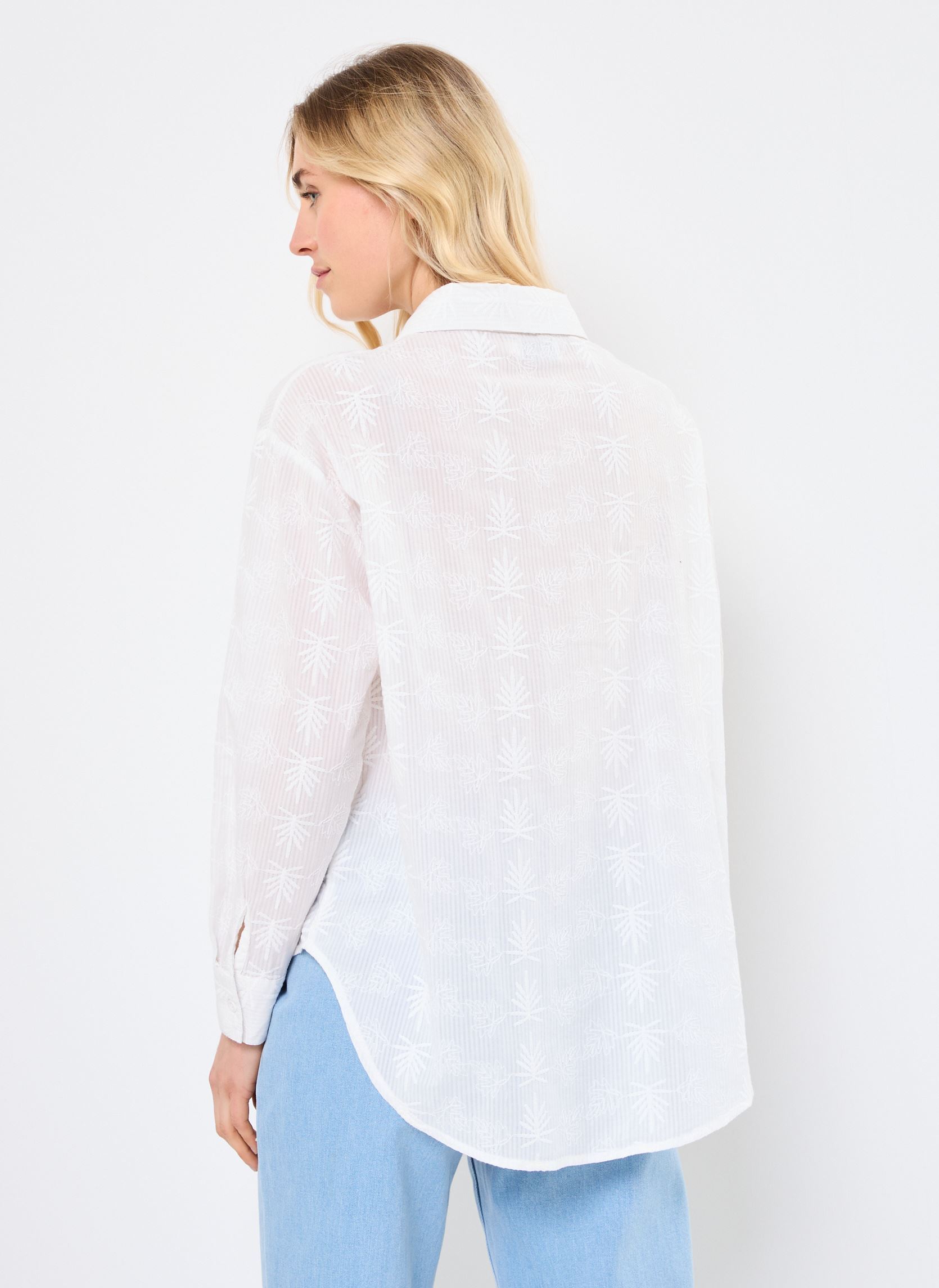 Camicie a maniche lunghe Z631DE donna bianco Molly Bracken Camicie a maniche lunghe Z631DE donna bianco WHITE