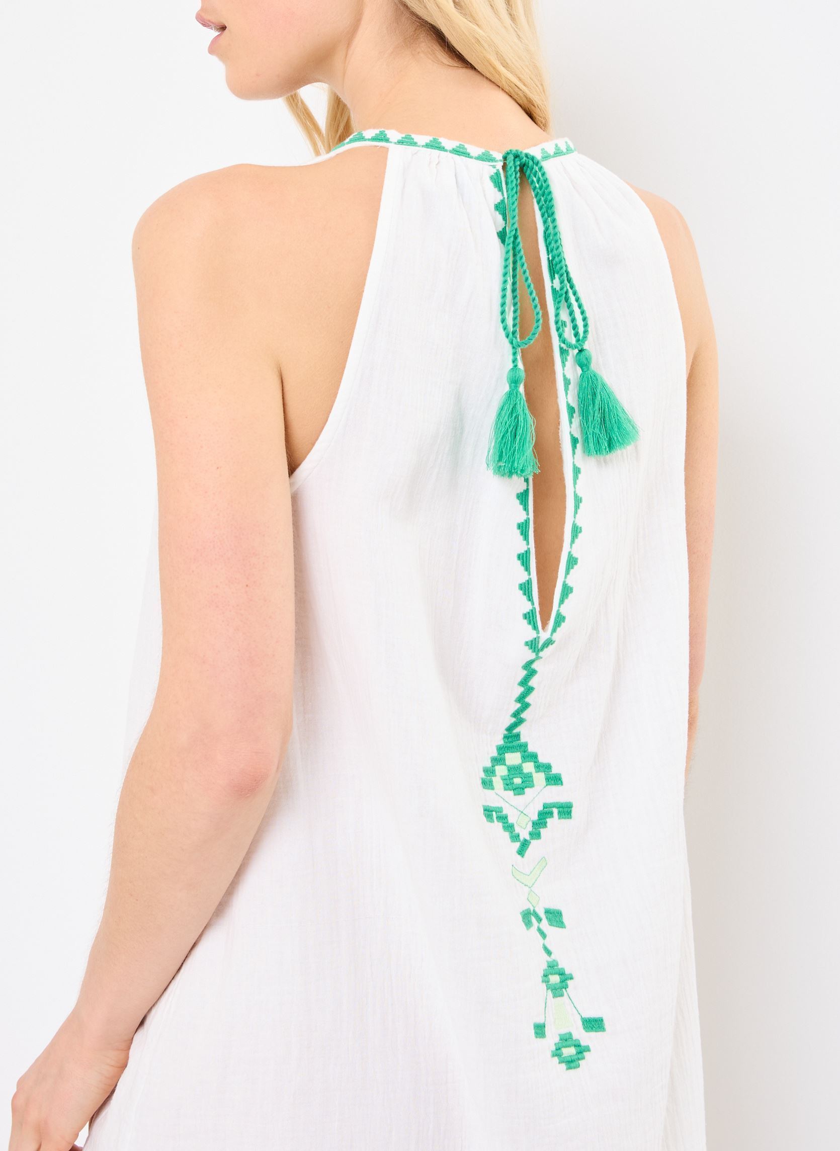Robes Z632DE femme blanc Molly Bracken Robes Z632DE femme blanc WHITE