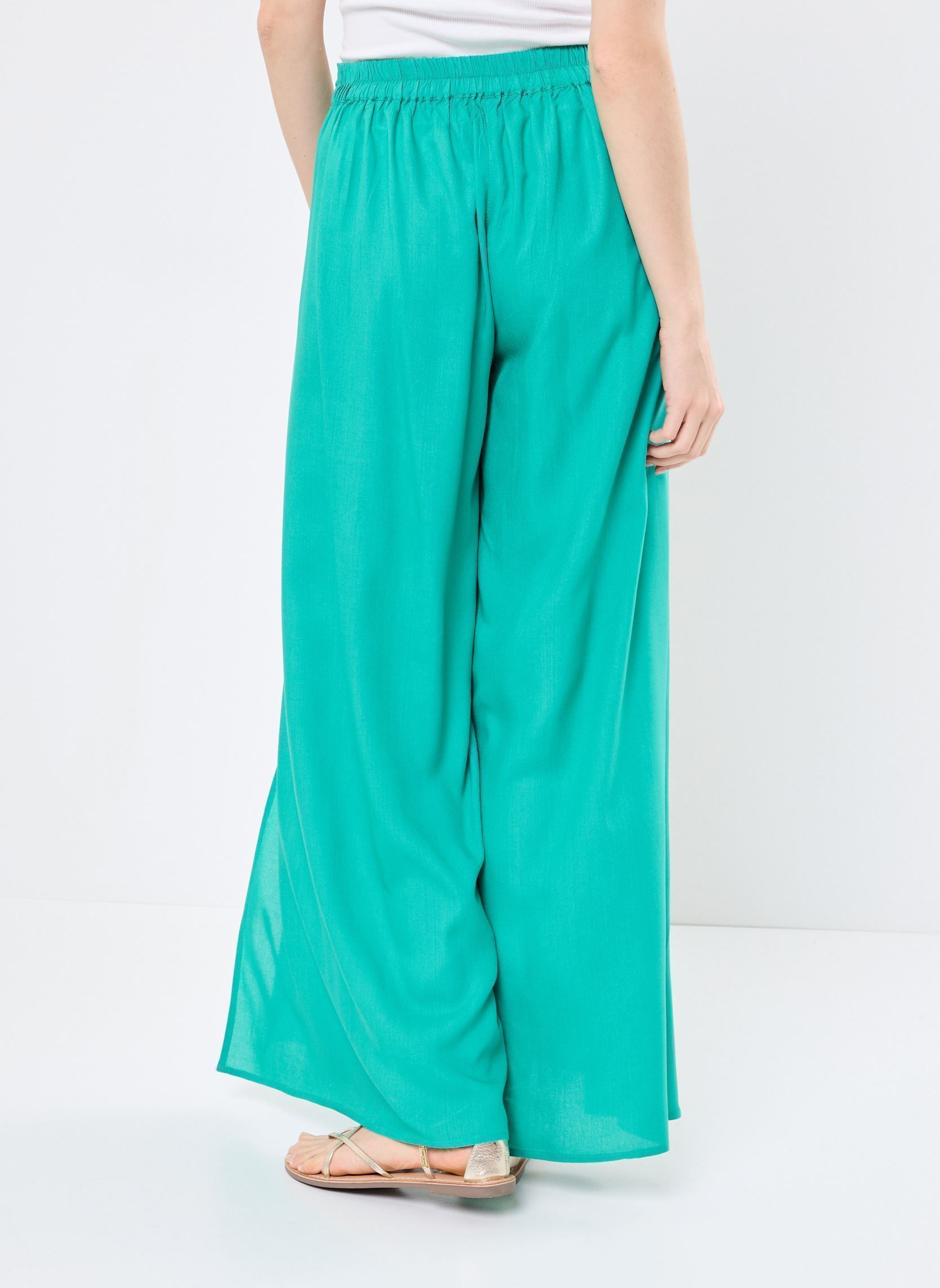 Pantalons larges ZB152ADE femme vert Molly Bracken Pantalons larges ZB152ADE femme vert EMERALD GREEN