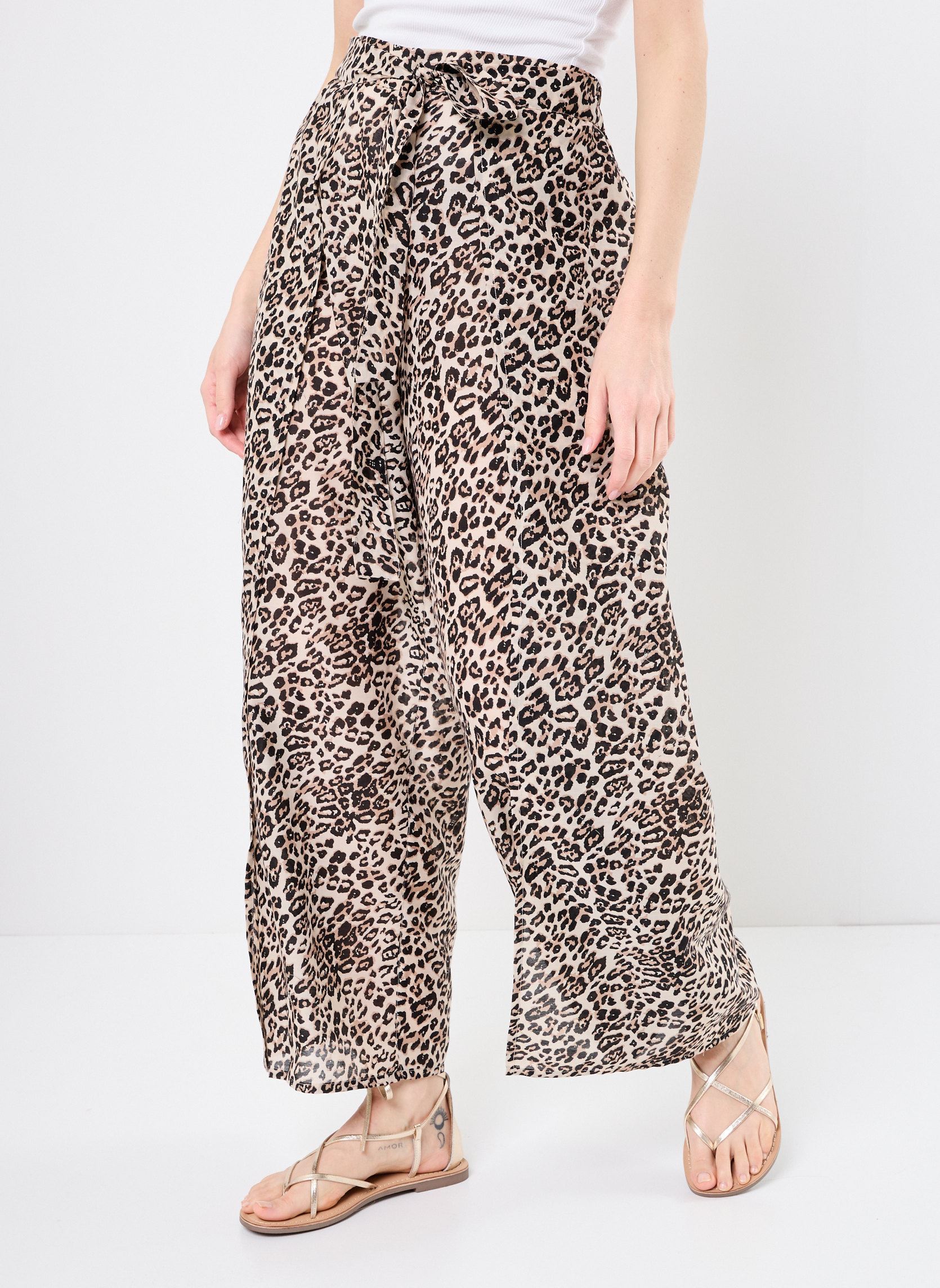 Pantalons larges ZB152EDE femme multicolore Molly Bracken Pantalons larges ZB152EDE femme multicolore BEIGE GEETA