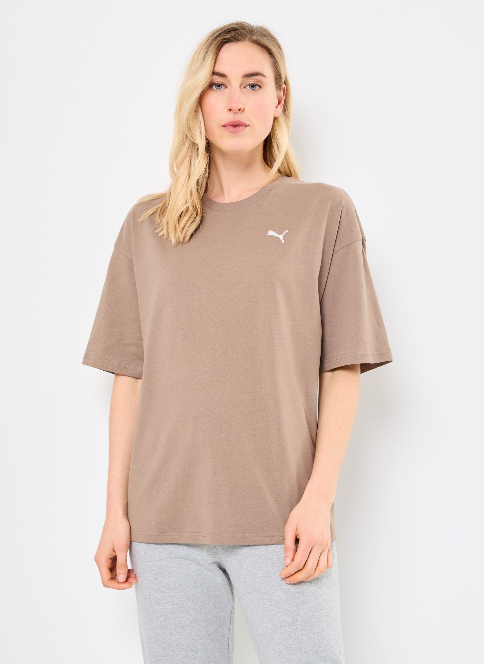 Vêtements Puma WARDROBE ESS Oversized Tee pour Accessoires