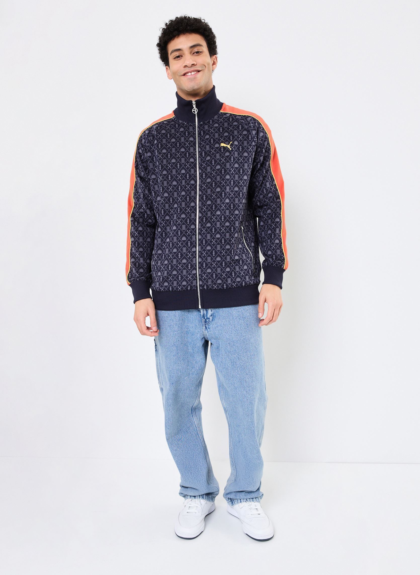 Vestes de survêtement ROAD TO UNITY AOP Track Jacket DK homme bleu Puma Vestes de survêtement ROAD TO UNITY AOP Track Jacket DK homme bleu NEW NAVY-AOP