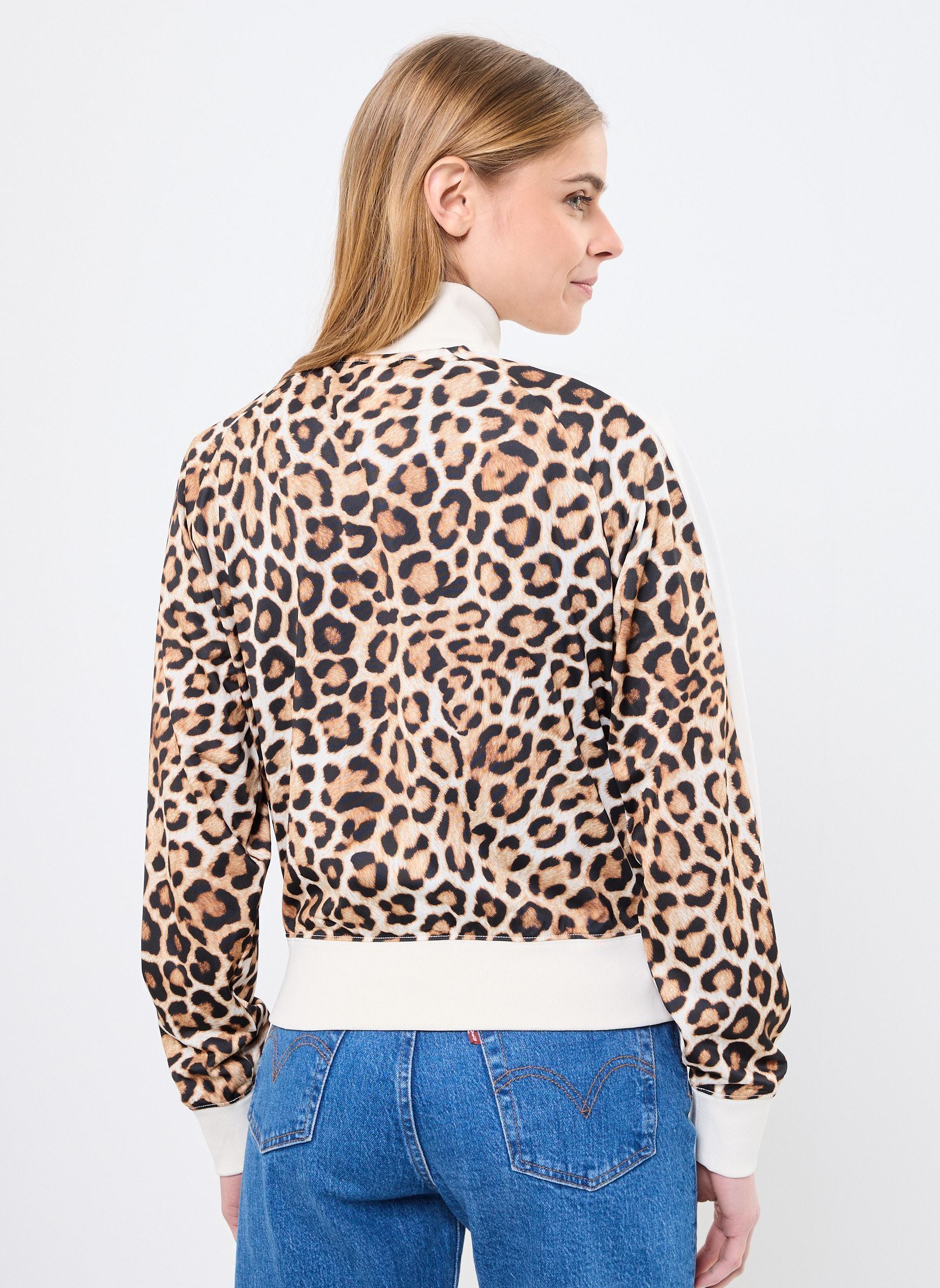 Vestes de survêtement T7 LEO LUXE AOP Short Track Jacket femme beige Puma Vestes de survêtement T7 LEO LUXE AOP Short Track Jacket femme beige Alpine Snow