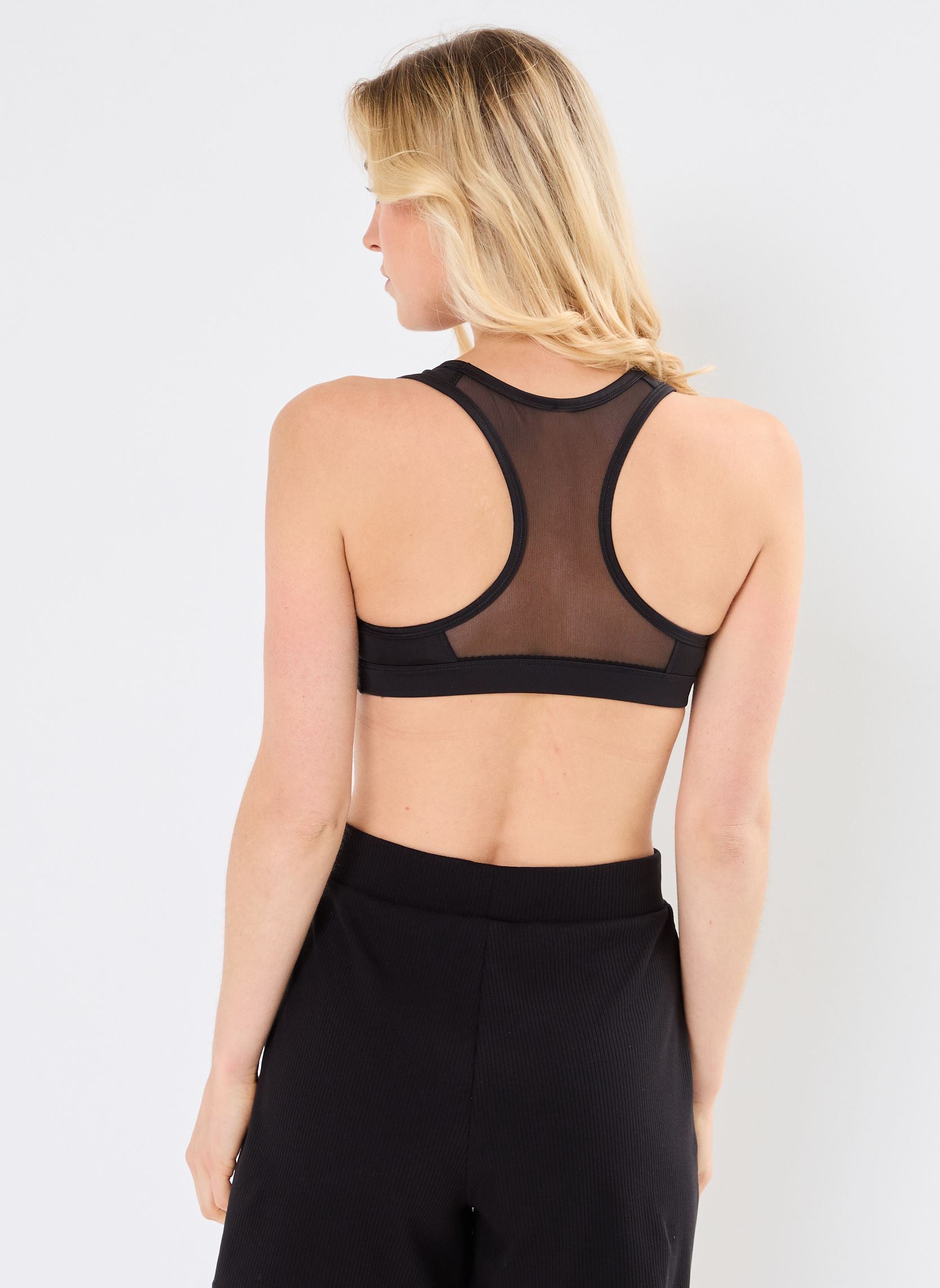 Brassières de Sport 4KEEPS Bra femme noir Puma Brassières de Sport 4KEEPS Bra femme noir Puma Black-White PUMA