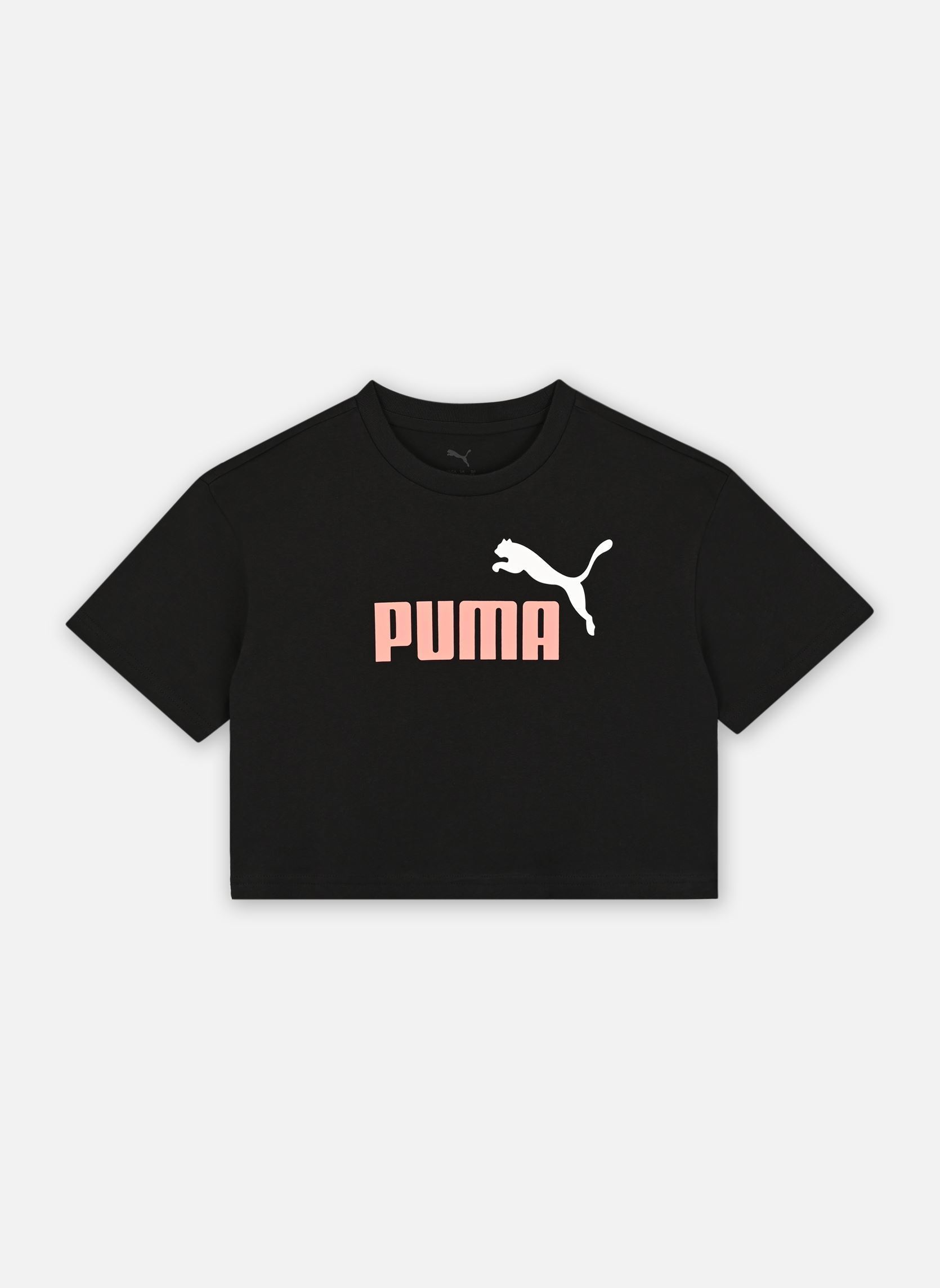 T shirt enfant Puma TEE SHIRT ESS 2 COLOR NO. 1 LOGO SHORT 128 - vue 2