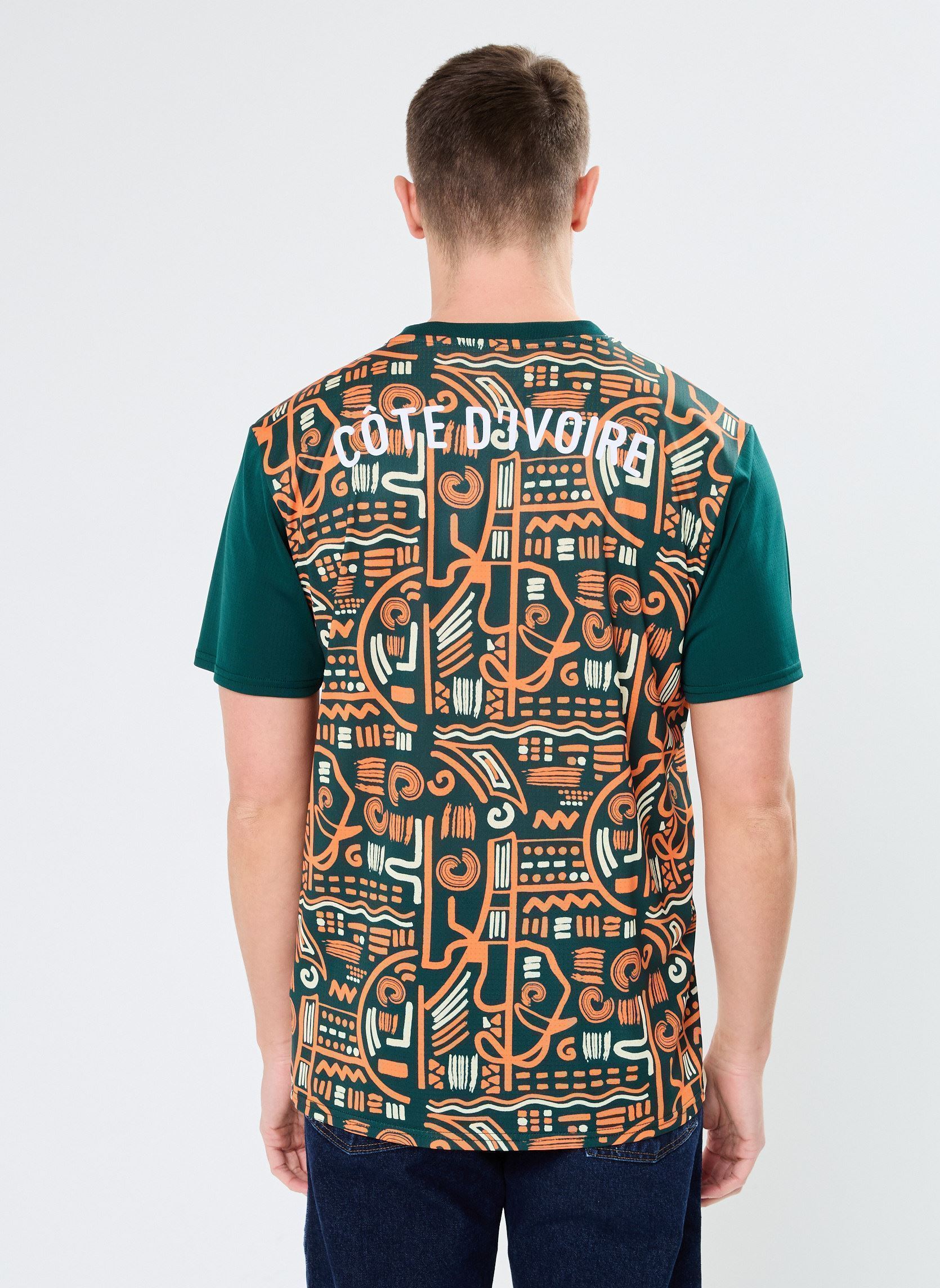 Kurzarm-T-Shirts FIF Prematch SS Jersey herren mehrfarbig Puma Kurzarm-T-Shirts FIF Prematch SS Jersey herren mehrfarbig Dark Myrtle-Rickie Orange