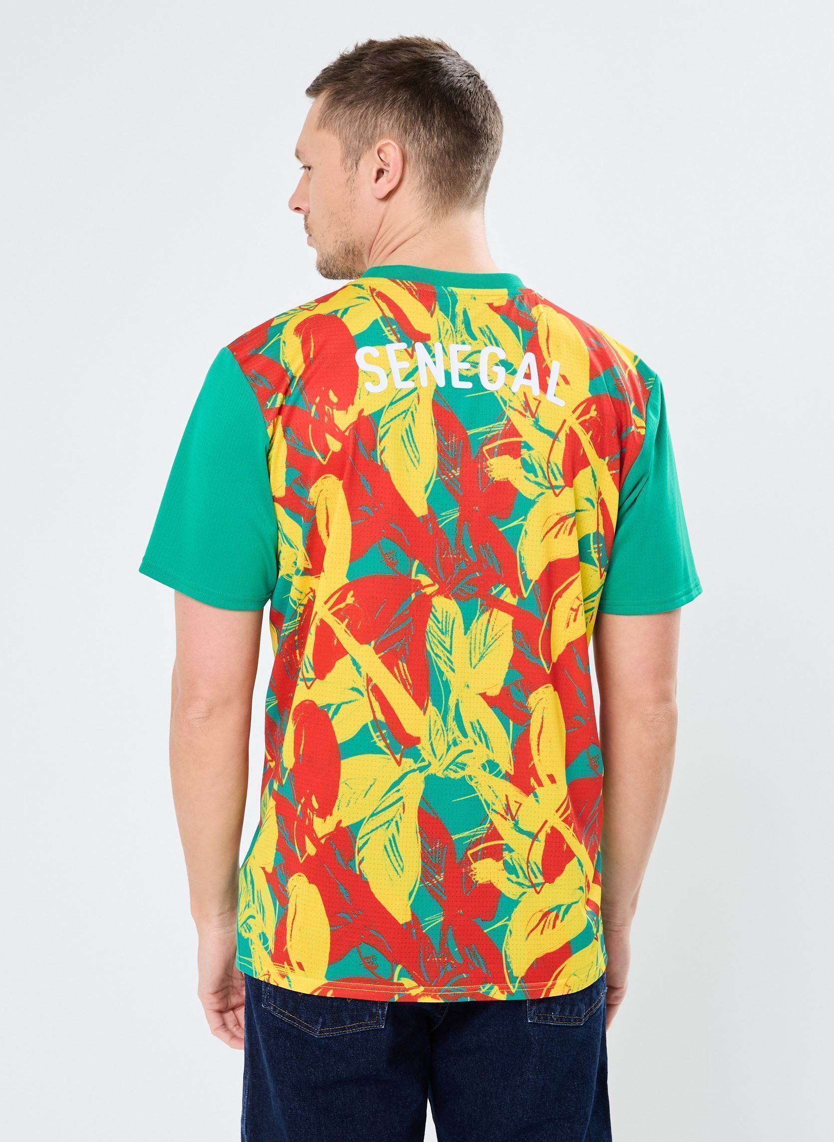 Tee-shirts manches courtes FSF Prematch SS Jersey homme multicolore Puma Tee-shirts manches courtes FSF Prematch SS Jersey homme multicolore Sport Green-Faster Yellow-PUMA