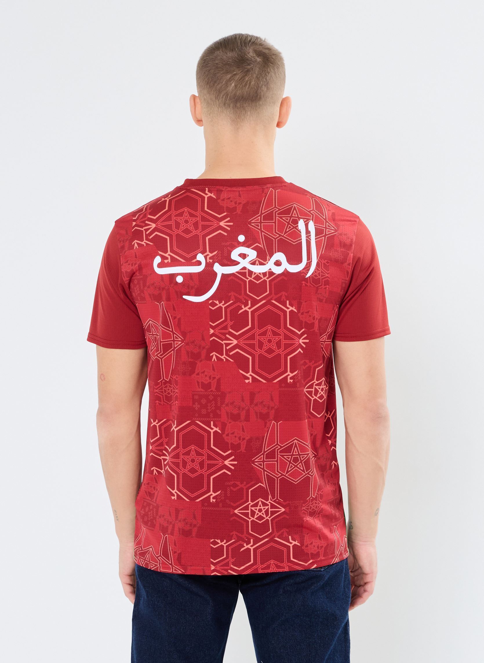 Tee-shirts manches courtes FRMF Prematch SS Jersey homme bordeaux Puma Tee-shirts manches courtes FRMF Prematch SS Jersey homme bordeaux Intense Red-Archive Green
