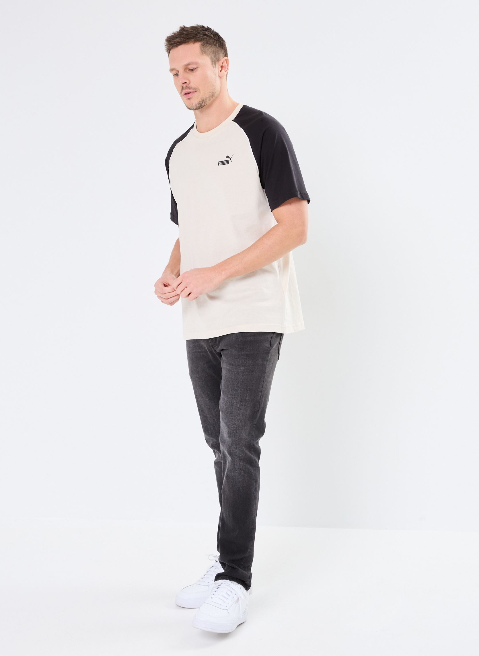 Tee-shirts manches courtes PUMA SPORT Tee homme noir Puma Tee-shirts manches courtes PUMA SPORT Tee homme noir Alpine Snow