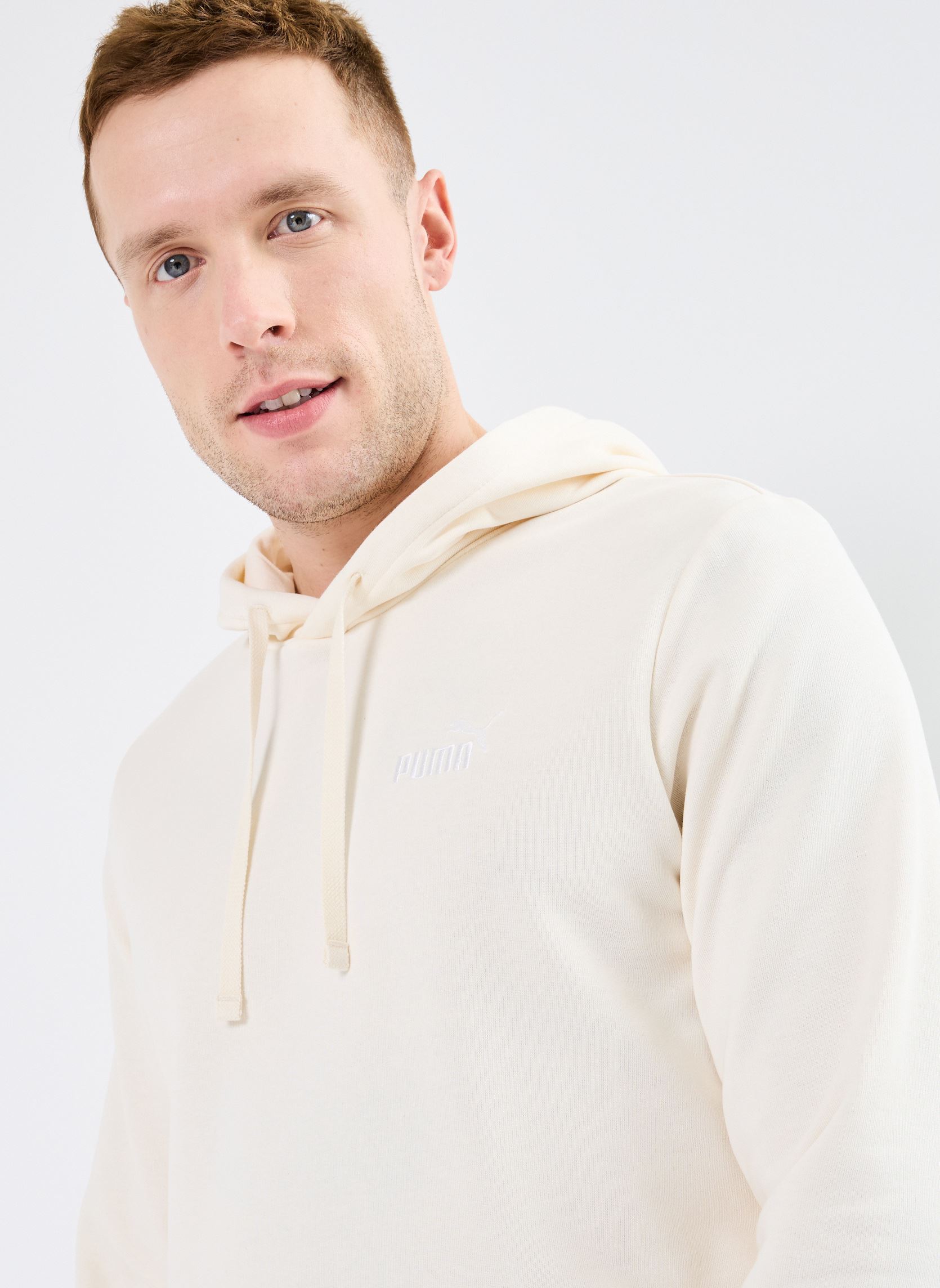 Sweats ESS Small No. 1 Logo Hoodie TR (s) homme blanc Puma Sweats ESS Small No. 1 Logo Hoodie TR (s) homme blanc No Dye