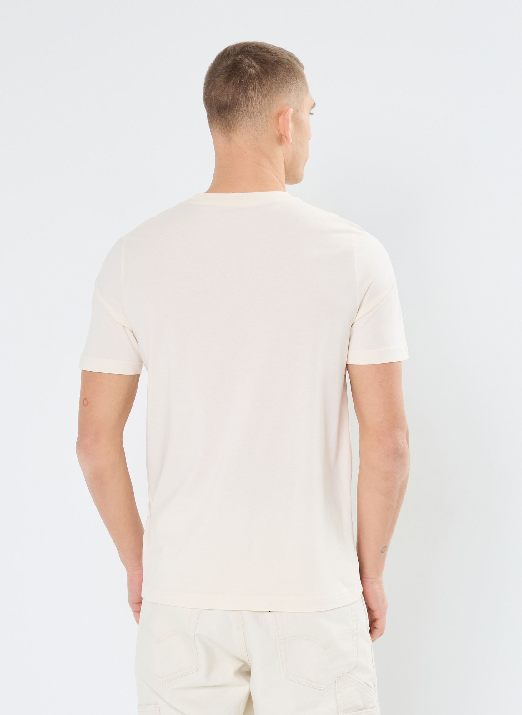 Tee-shirts manches courtes ESS Small No. 1 Logo Tee (s) homme blanc Puma Tee-shirts manches courtes ESS Small No. 1 Logo Tee (s) homme blanc No Dye