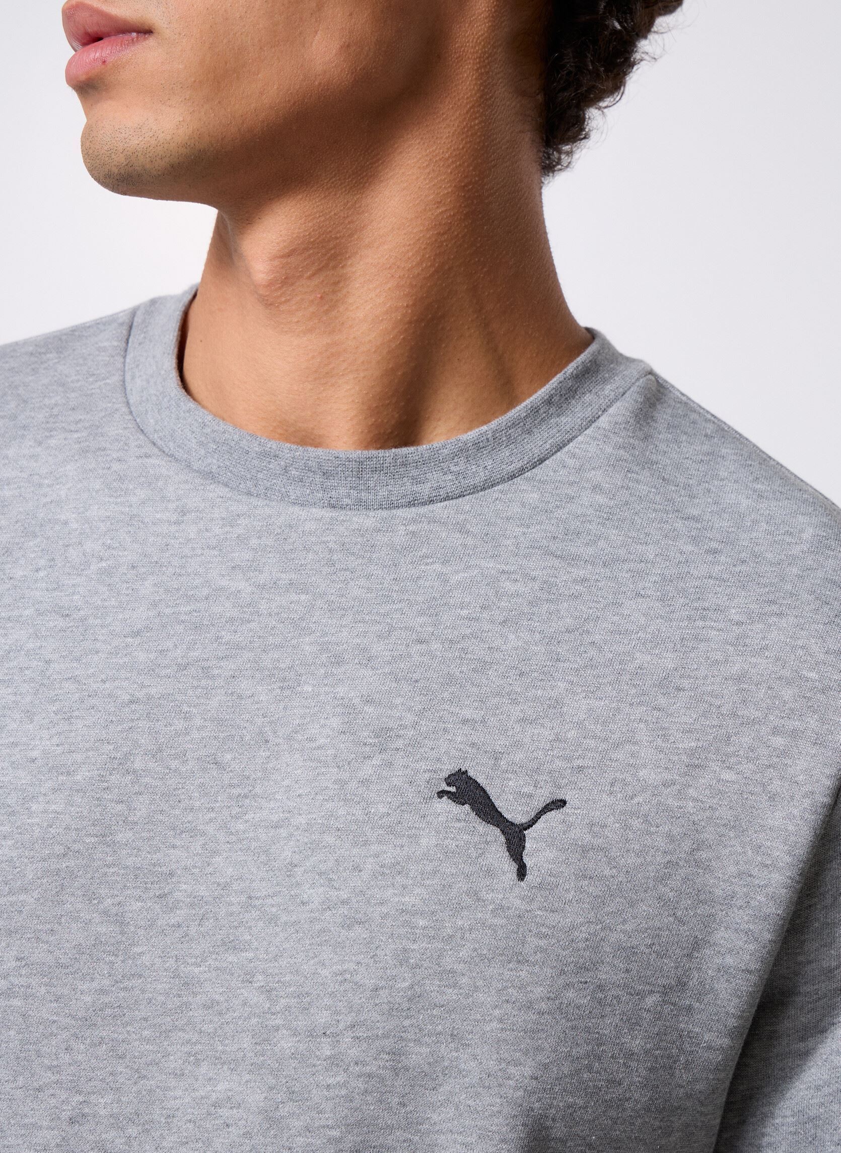 Sudaderas ESS Crew FL hombre gris Puma Sudaderas ESS Crew FL hombre gris Medium Gray Heather