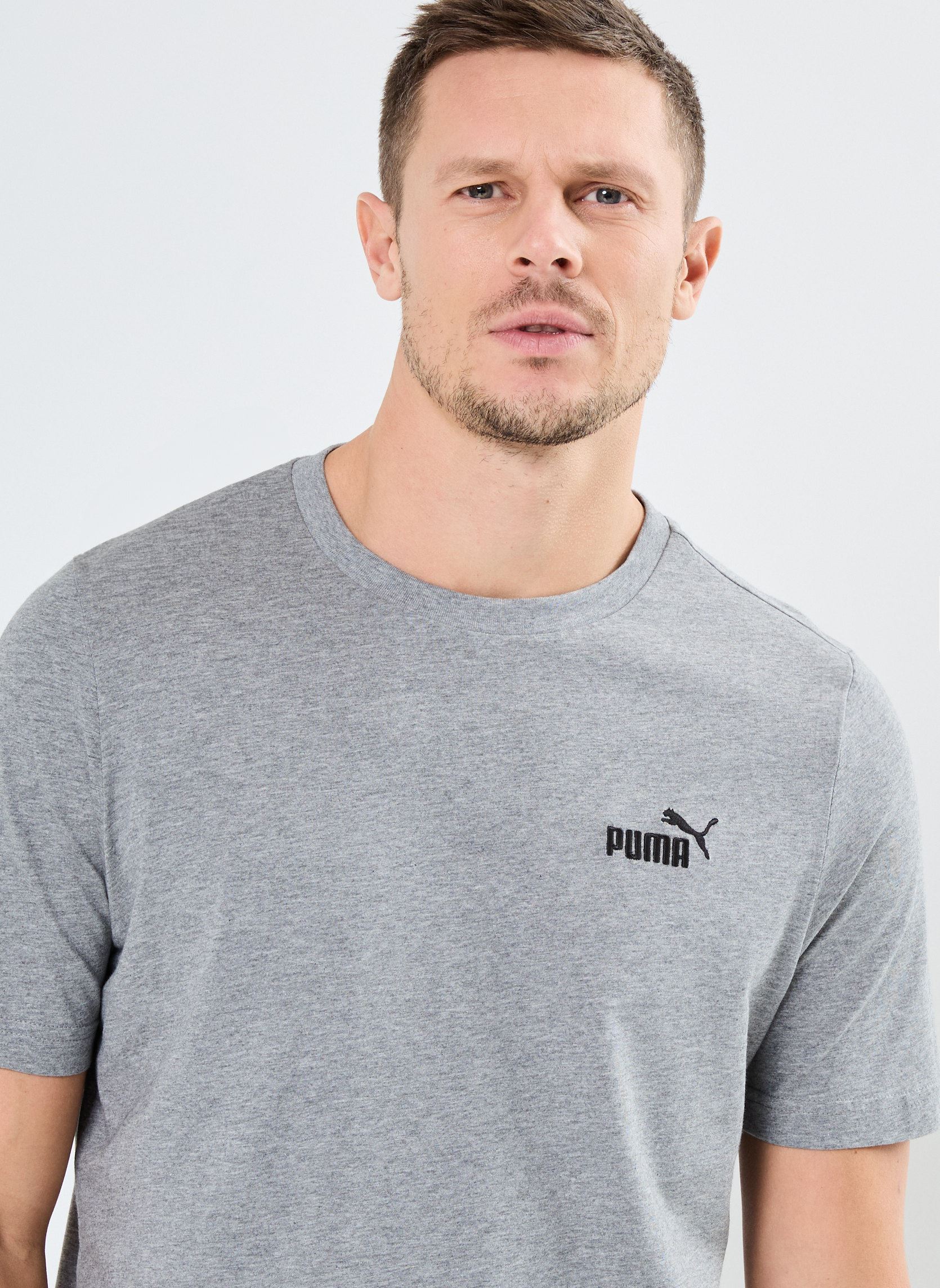 Tee-shirts manches courtes ESS Small No. 1 Logo Tee homme gris Puma Tee-shirts manches courtes ESS Small No. 1 Logo Tee homme gris Medium Gray Heather