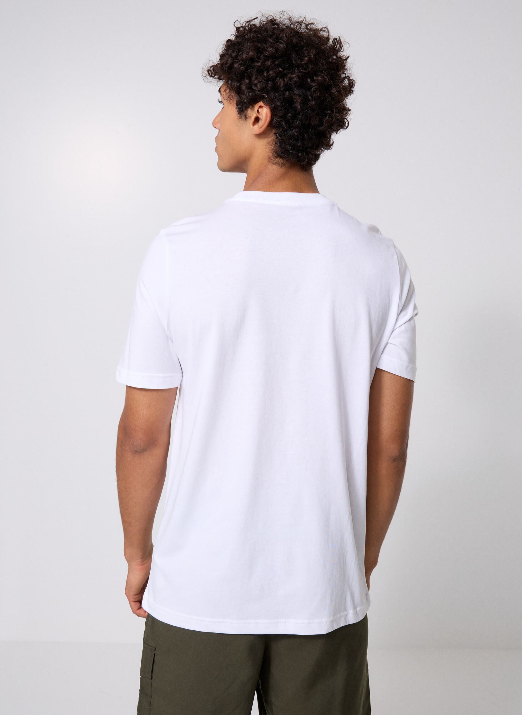 Tee-shirts manches courtes ESS Small No. 1 Logo Tee homme bleu Puma Tee-shirts manches courtes ESS Small No. 1 Logo Tee homme bleu Puma White