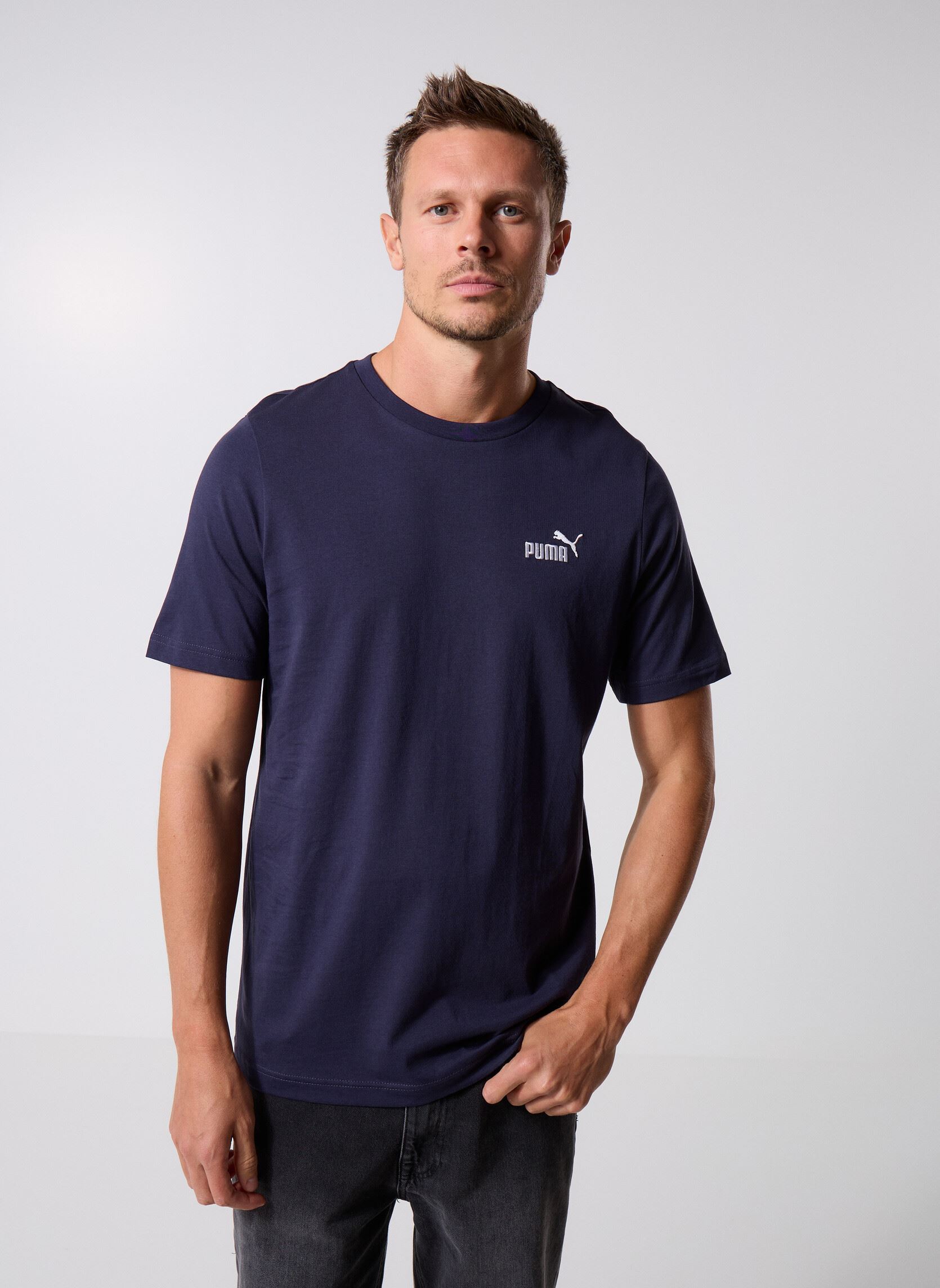 tee shirt manches courtes puma ess small no. 1 logo tee - vue 7