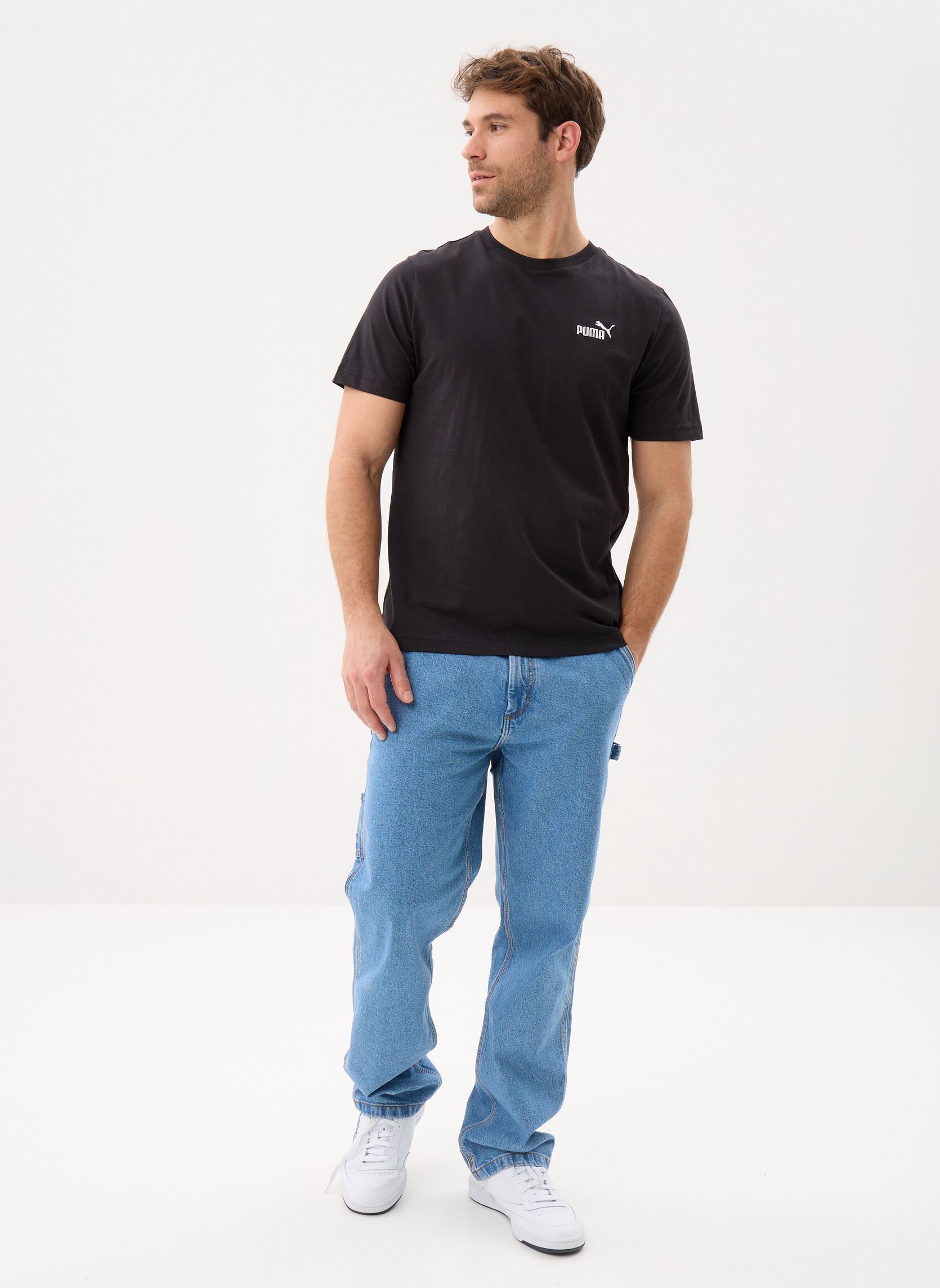 T-shirts met korte mouwen ESS Small No. 1 Logo Tee heren zwart Puma T-shirts met korte mouwen ESS Small No. 1 Logo Tee heren zwart Puma Black