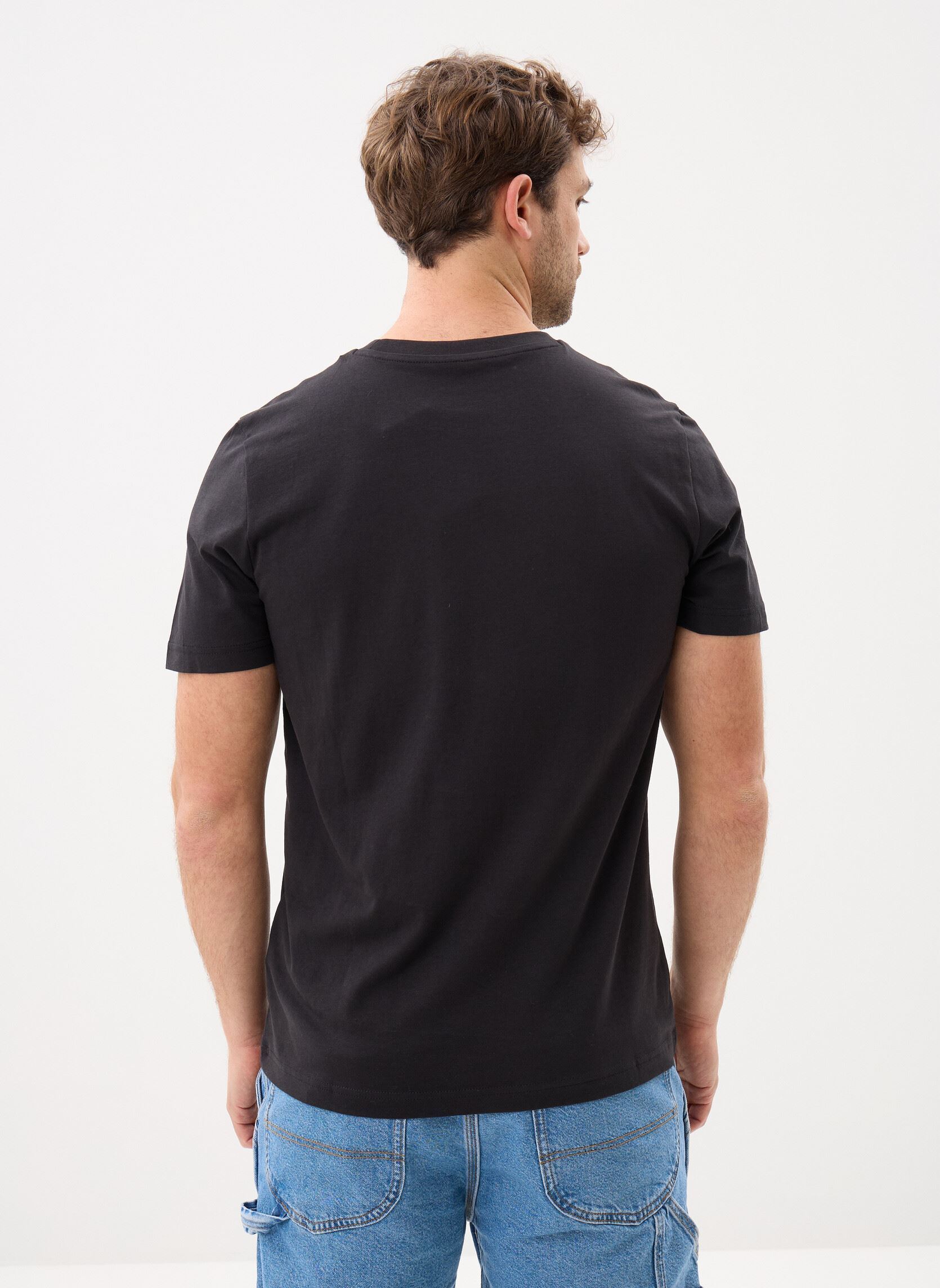 T-shirts met korte mouwen ESS Small No. 1 Logo Tee heren zwart Puma T-shirts met korte mouwen ESS Small No. 1 Logo Tee heren zwart Puma Black