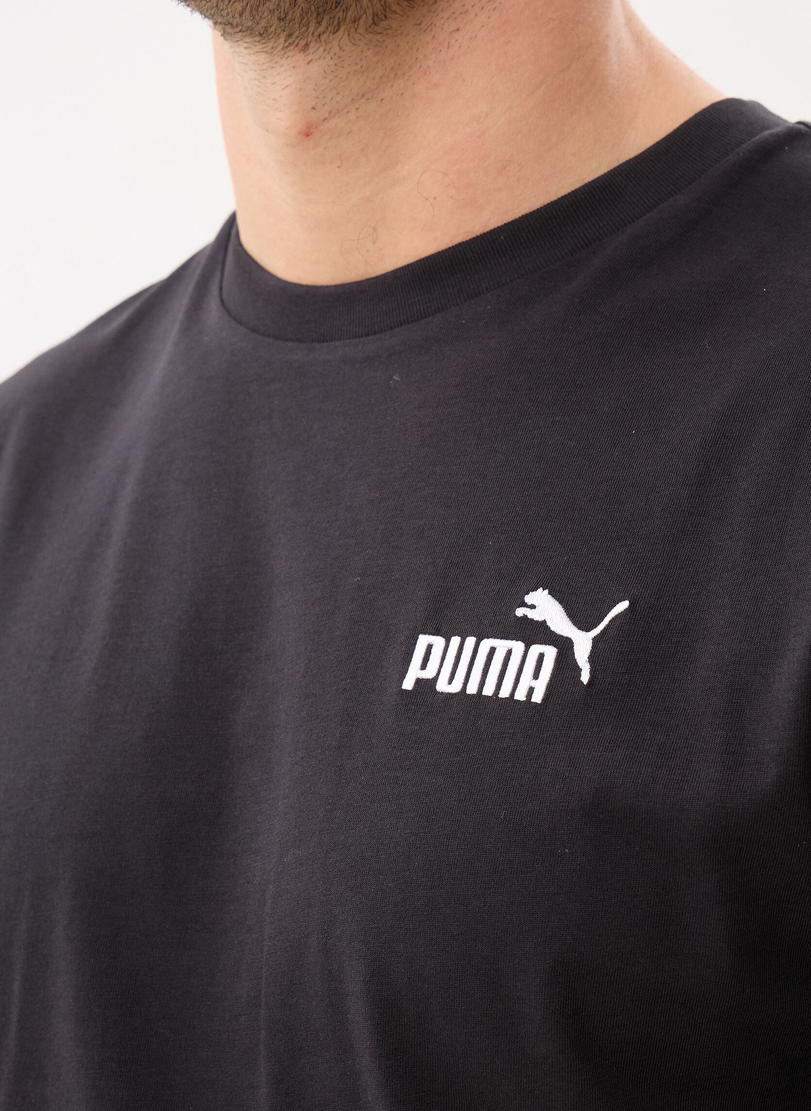 T-shirts met korte mouwen ESS Small No. 1 Logo Tee heren zwart Puma T-shirts met korte mouwen ESS Small No. 1 Logo Tee heren zwart Puma Black