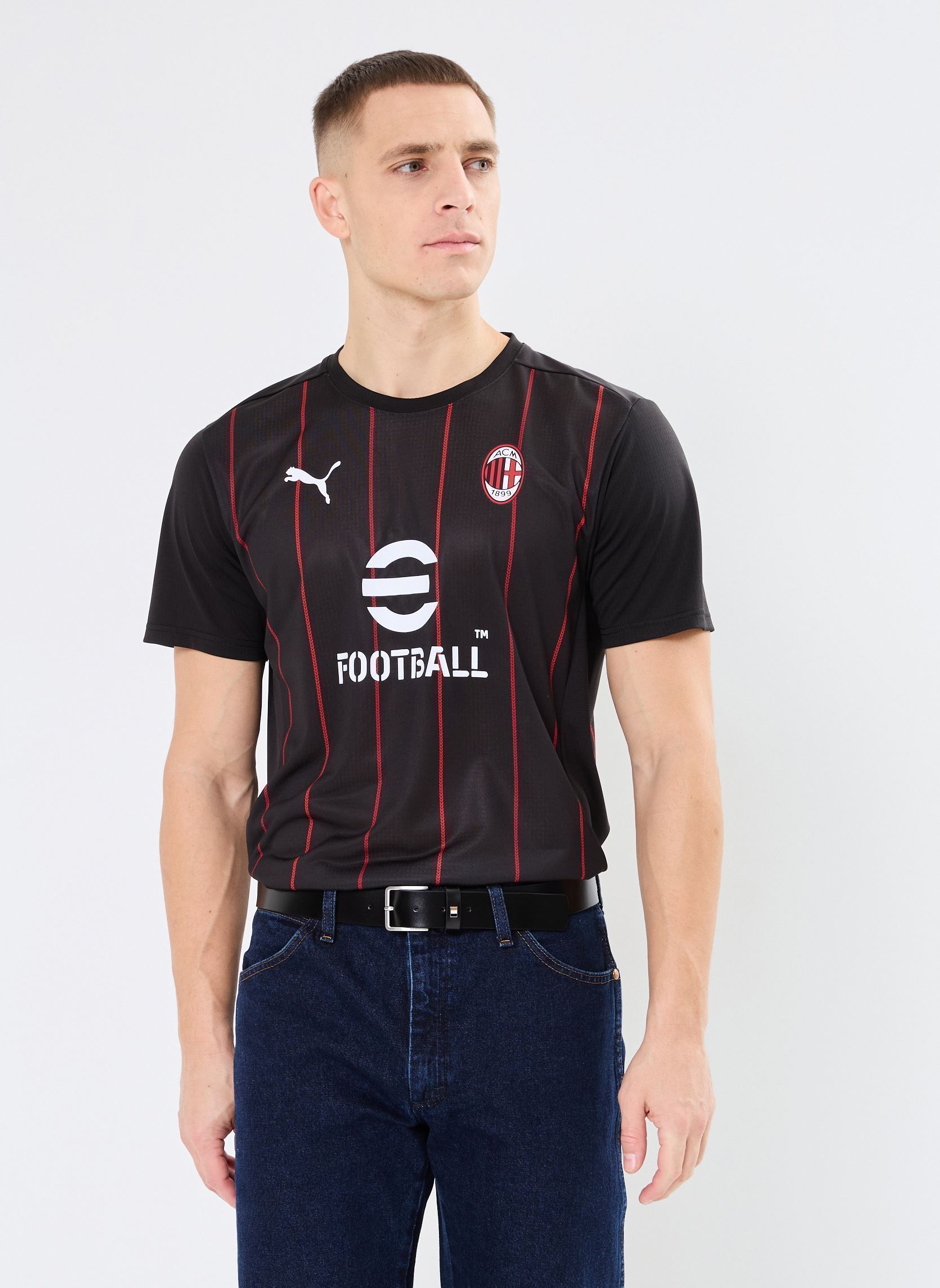 Vêtements Puma ACM Prematch SS Jersey pour Homme Vêtements Puma ACM Prematch SS Jersey pour Homme