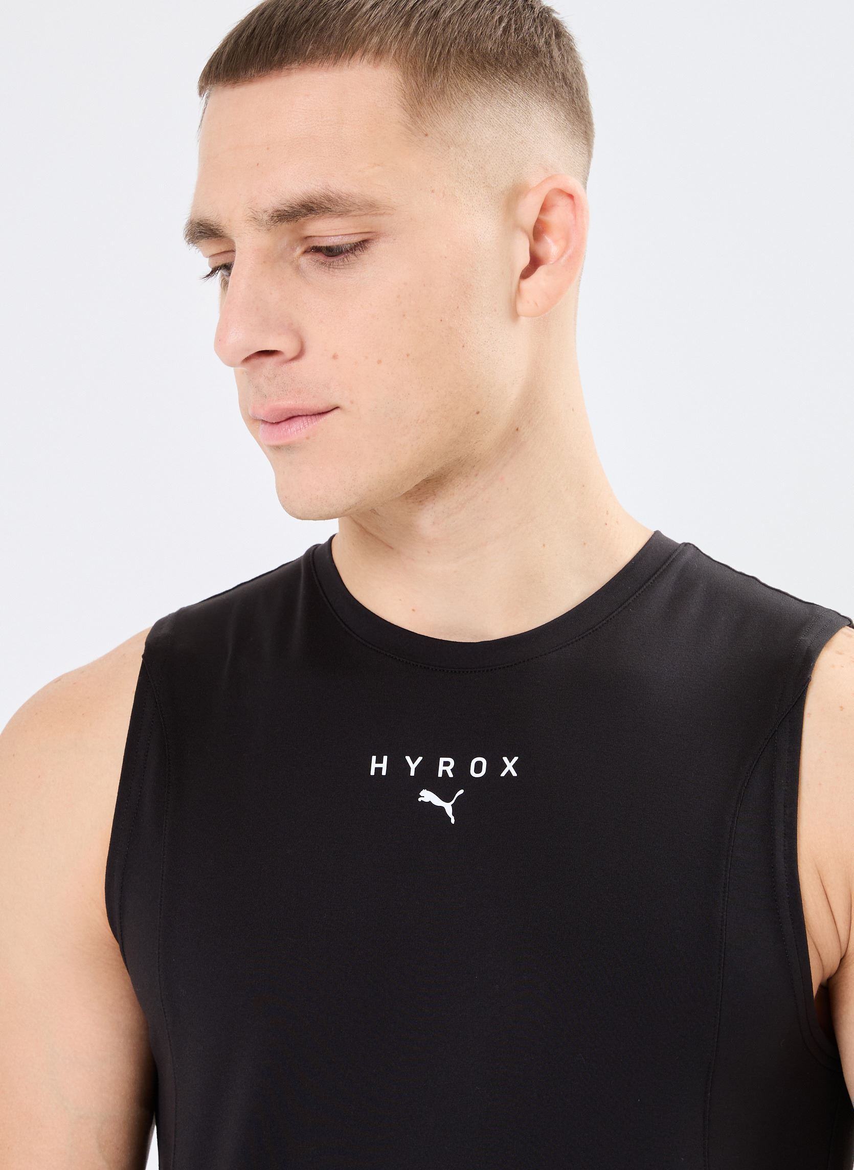 Débardeurs M PUMA x HYROX Cloudspun Tank homme noir Puma Débardeurs M PUMA x HYROX Cloudspun Tank homme noir Puma Black