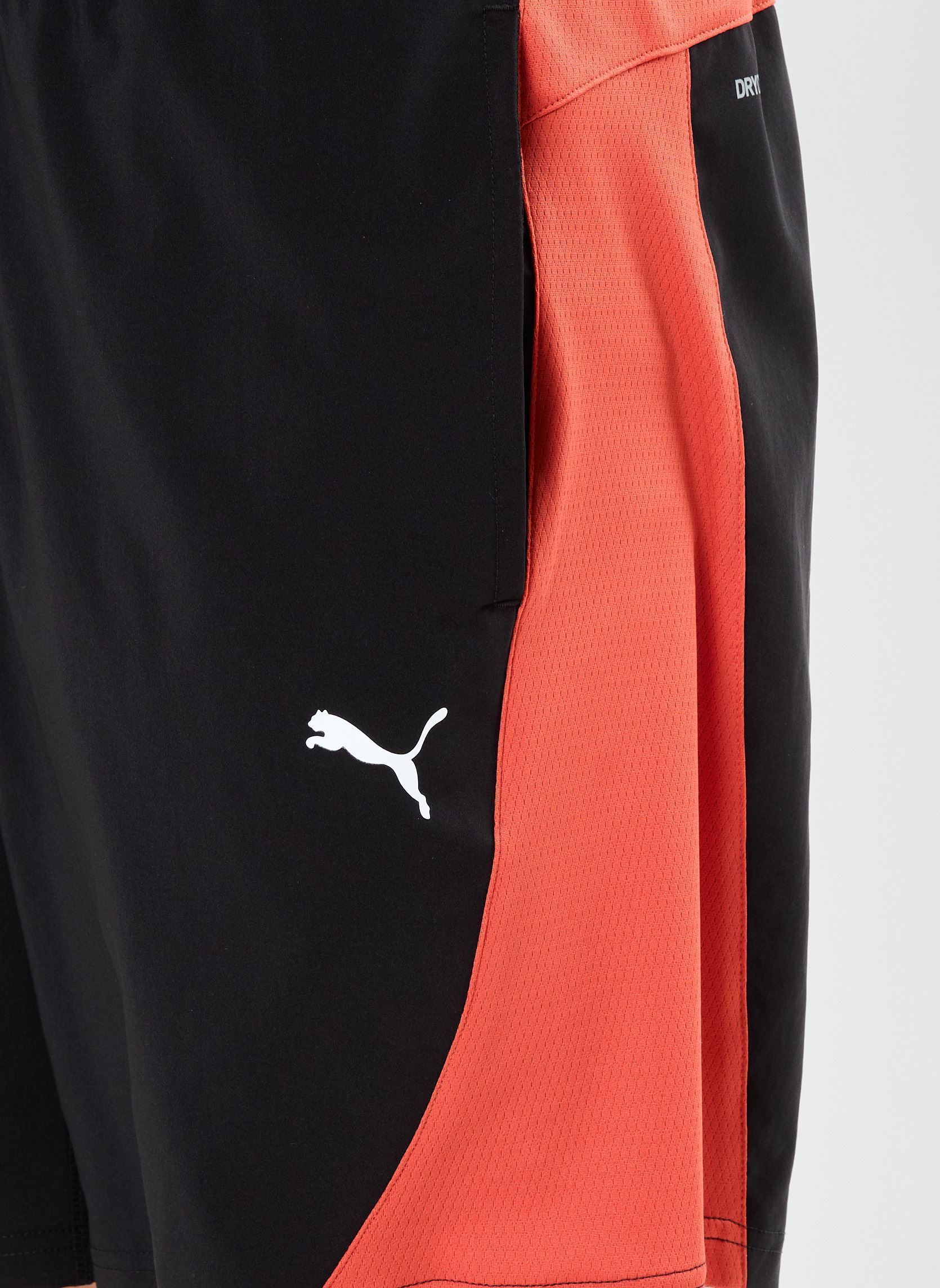 Shorts M TAD TECH Fabric Mix Short heren zwart Puma Shorts M TAD TECH Fabric Mix Short heren zwart PUMA BLACK-RED FIRE