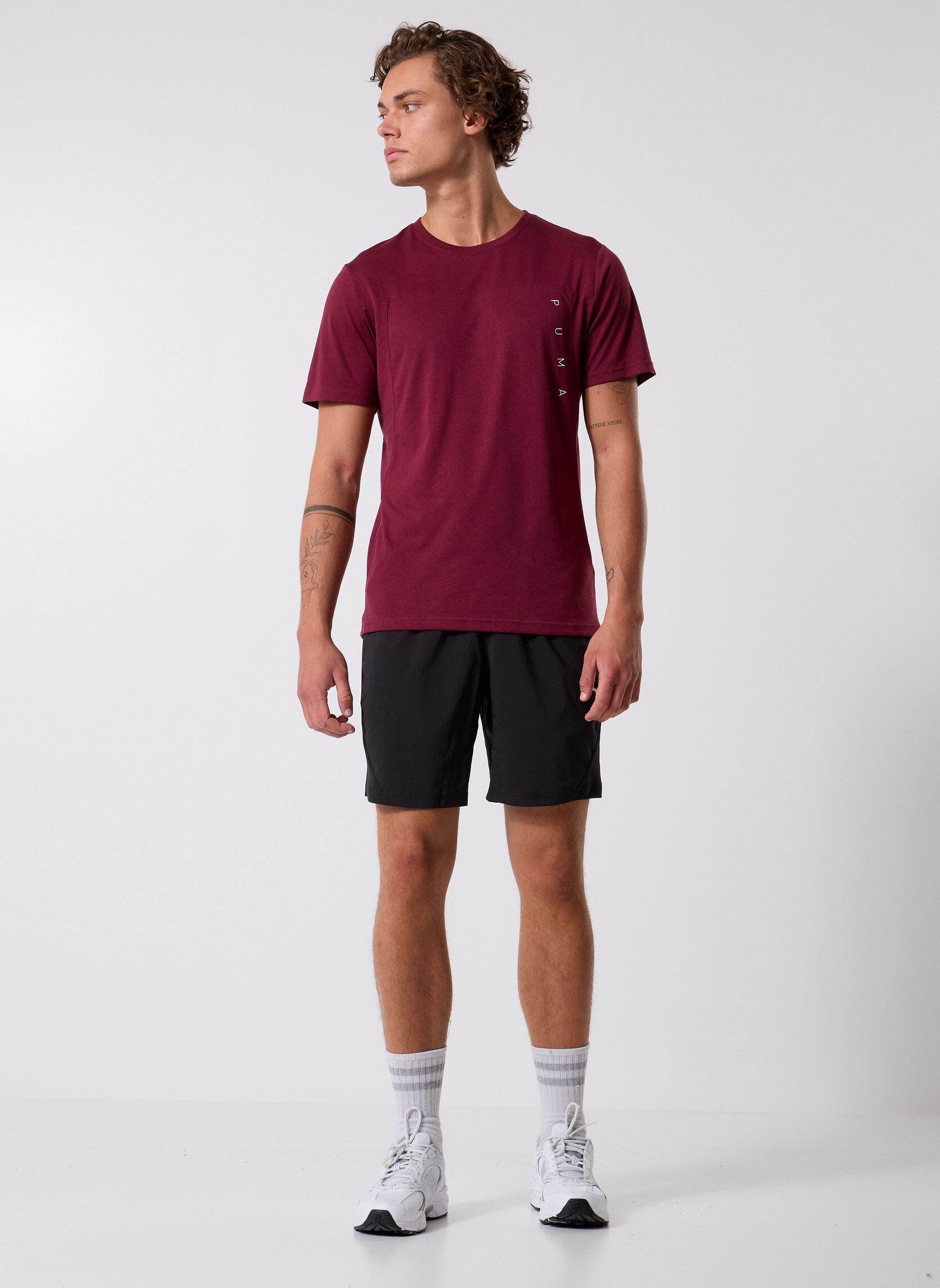 Pantaloncini M TAD TECH Fabric Mix Short uomo nero Puma Pantaloncini M TAD TECH Fabric Mix Short uomo nero PUMA BLACK-PUMA