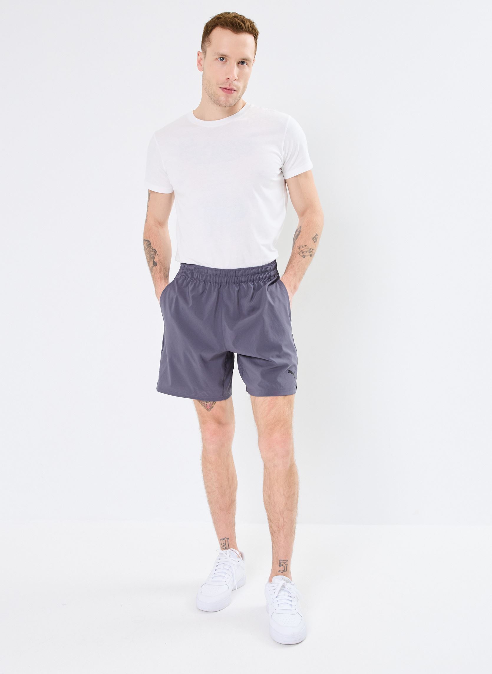 Shorts M TAD ESSENTIALS 7 heren grijs Puma Shorts M TAD ESSENTIALS 7 heren grijs Galactic Gray