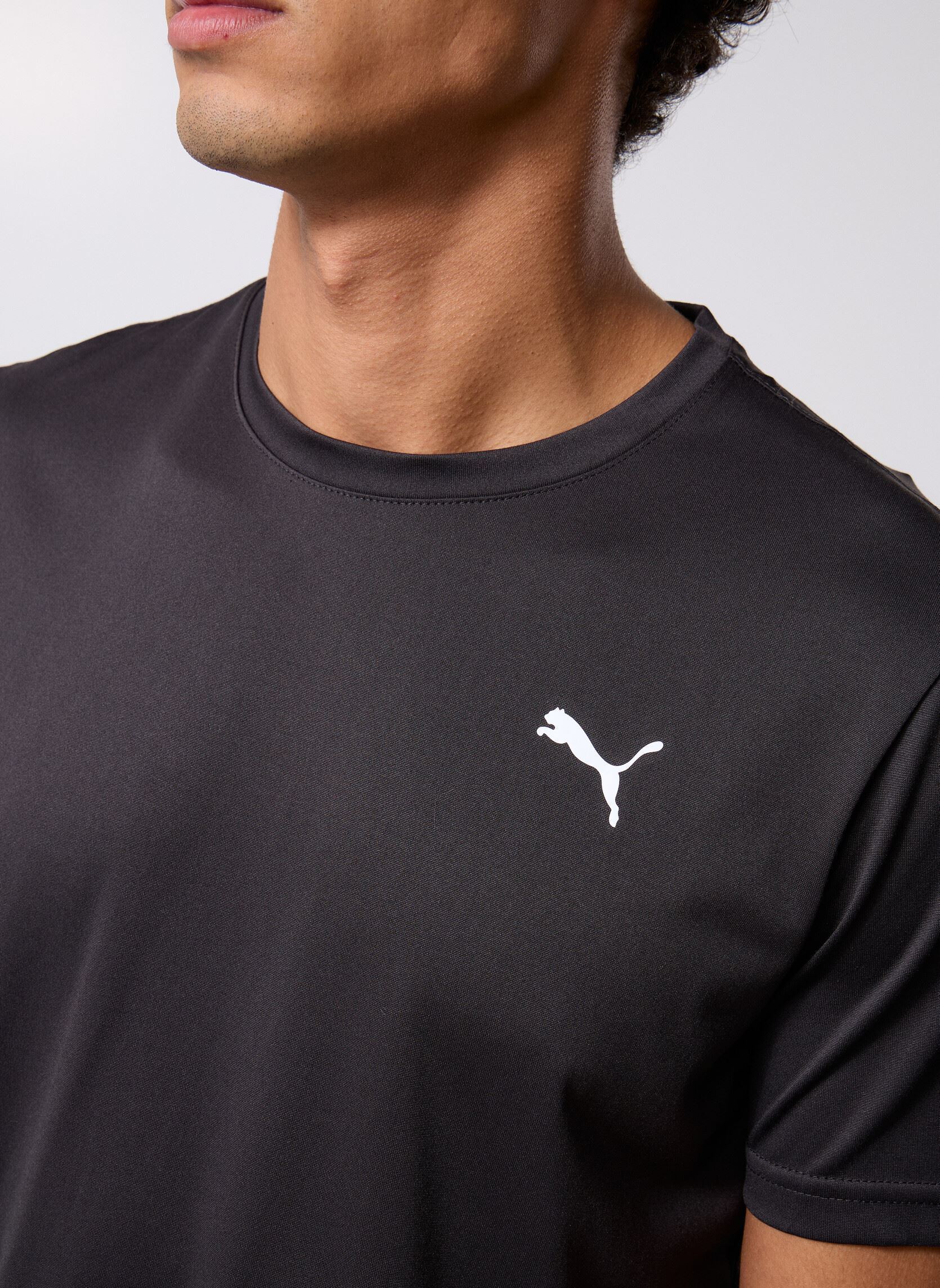 Tee-shirts manches courtes M TAD ESSENTIALS SOLID CAT TEE (LC small homme noir Puma Tee-shirts manches courtes M TAD ESSENTIALS SOLID CAT TEE (LC small homme noir Puma Black